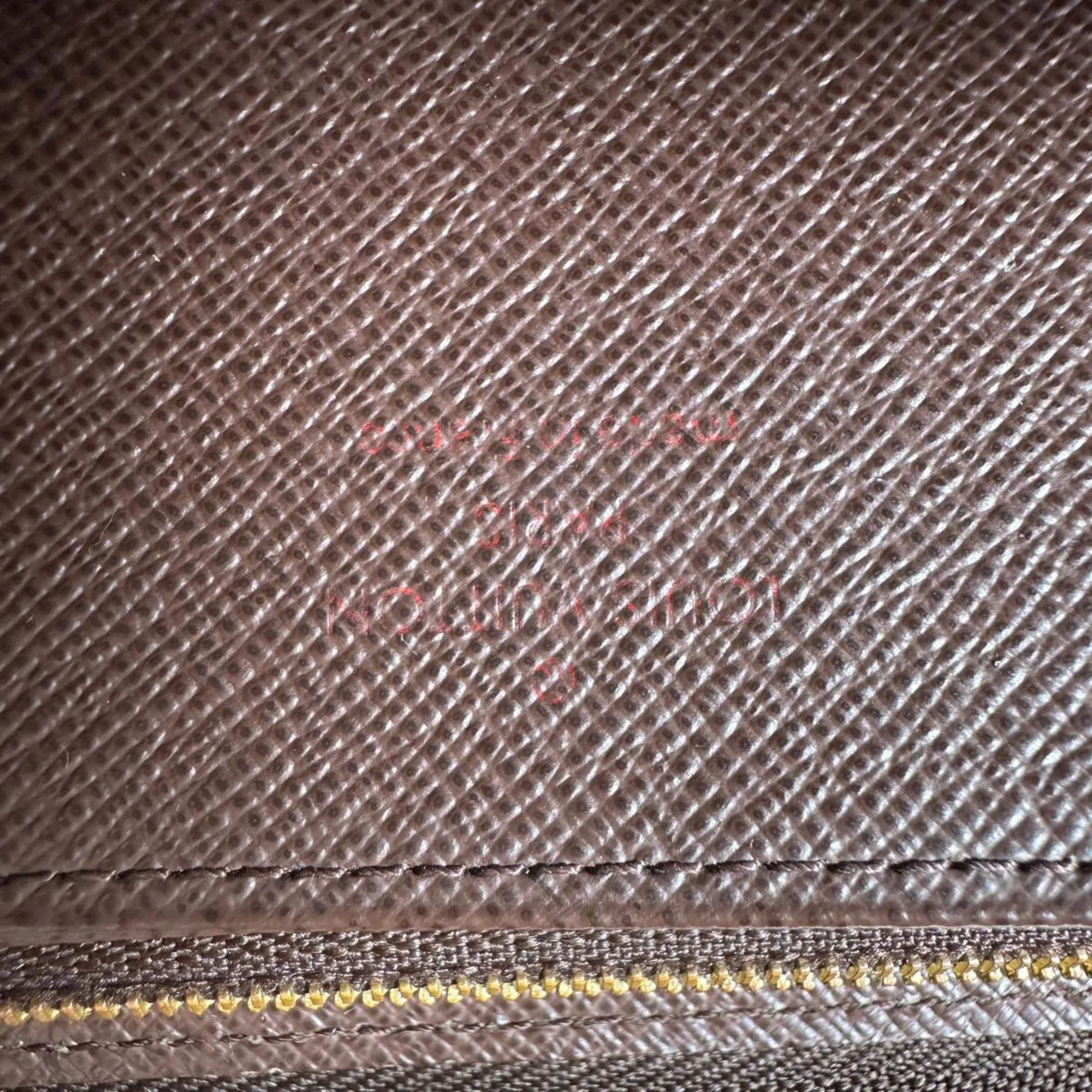 LOUIS VUITTON Brown Damier Wallet