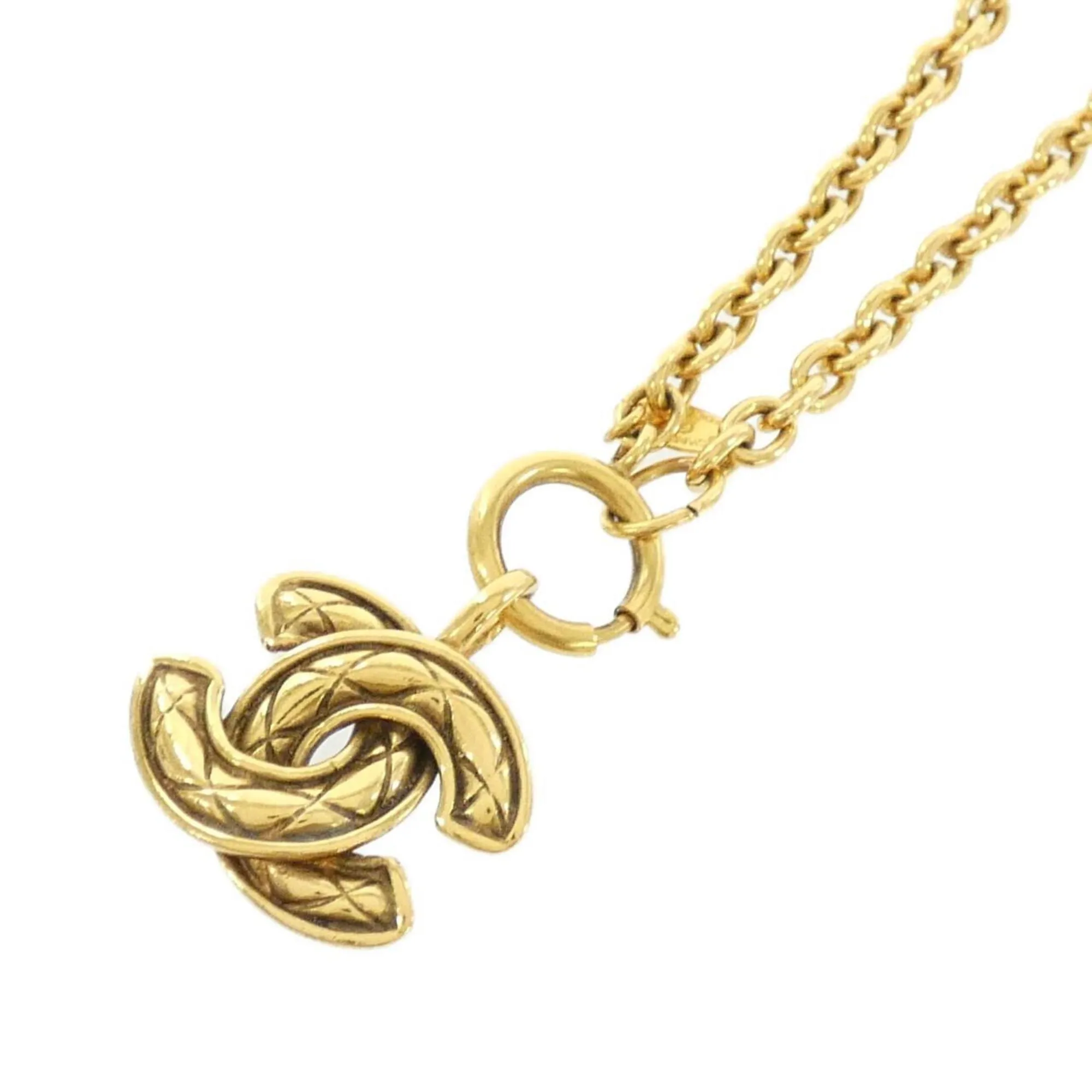 CHANEL Gold Necklace