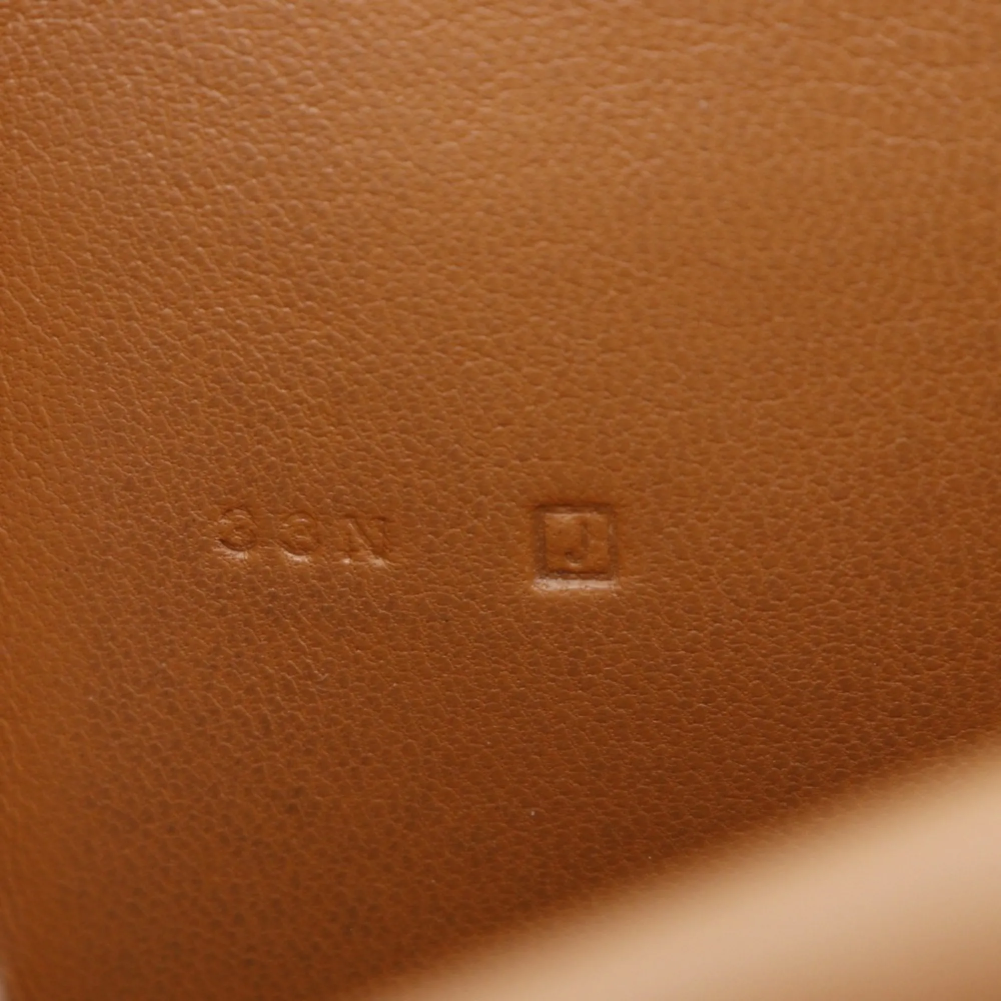 HERMES Brown Leather Wallet