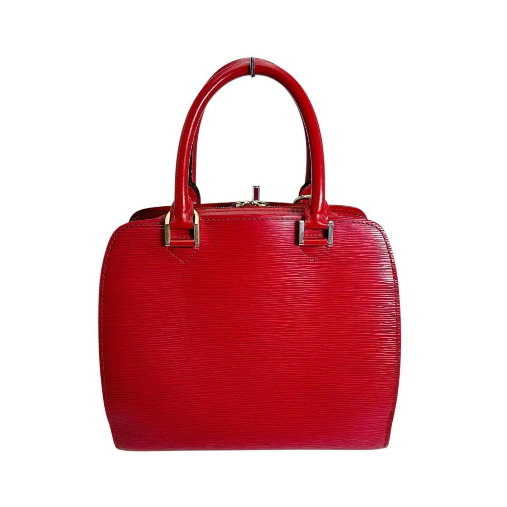 LOUIS VUITTON Red Leather Bag