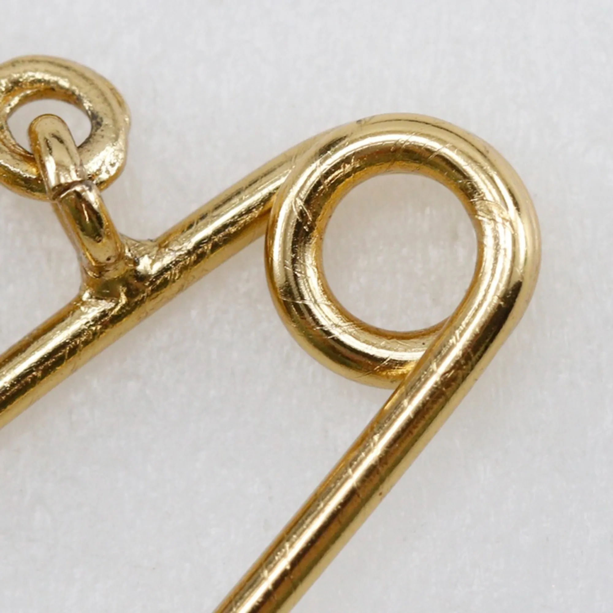 CHANEL Gold Brooch