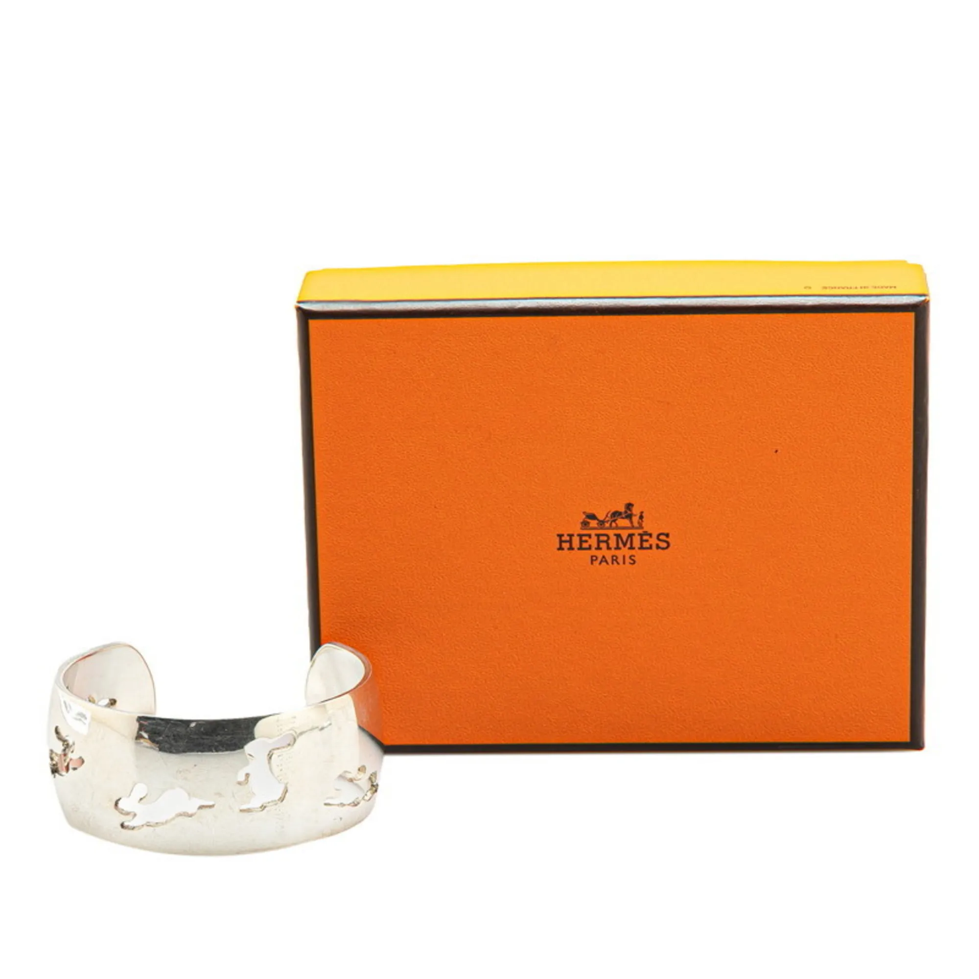 HERMES Silver Bracelet