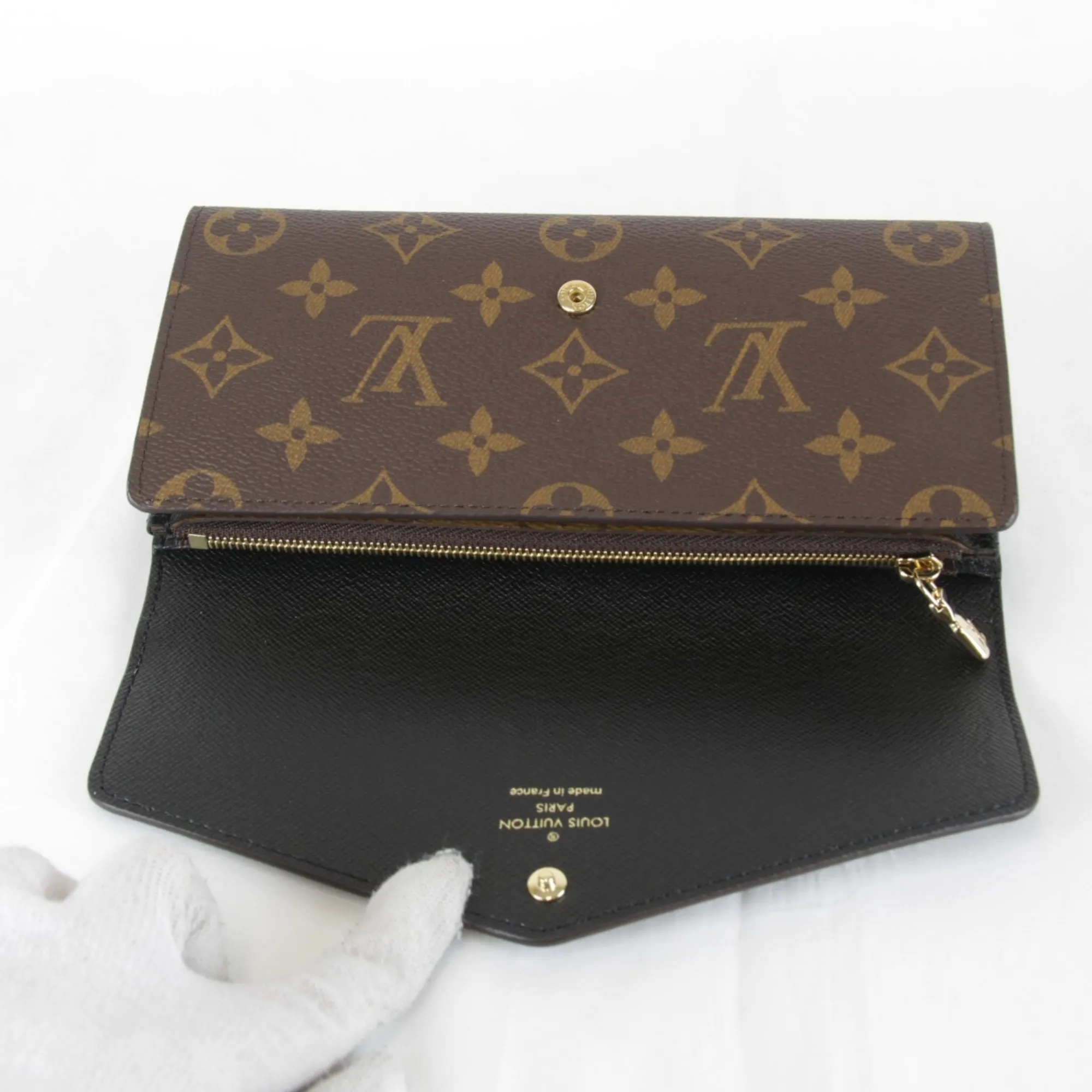 LOUIS VUITTON Brown Monogram Wallet