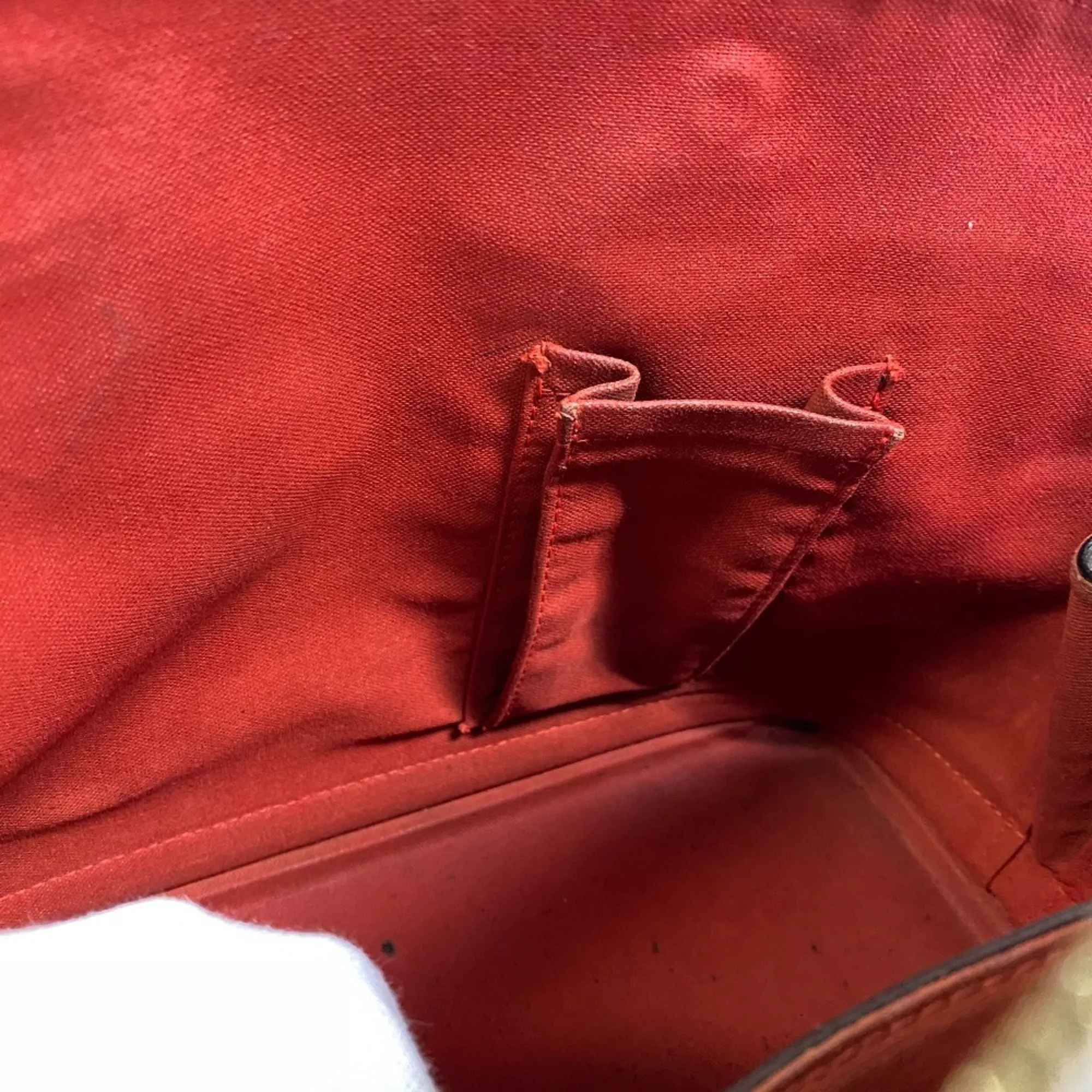 LOUIS VUITTON Brown Damier Alma Bag