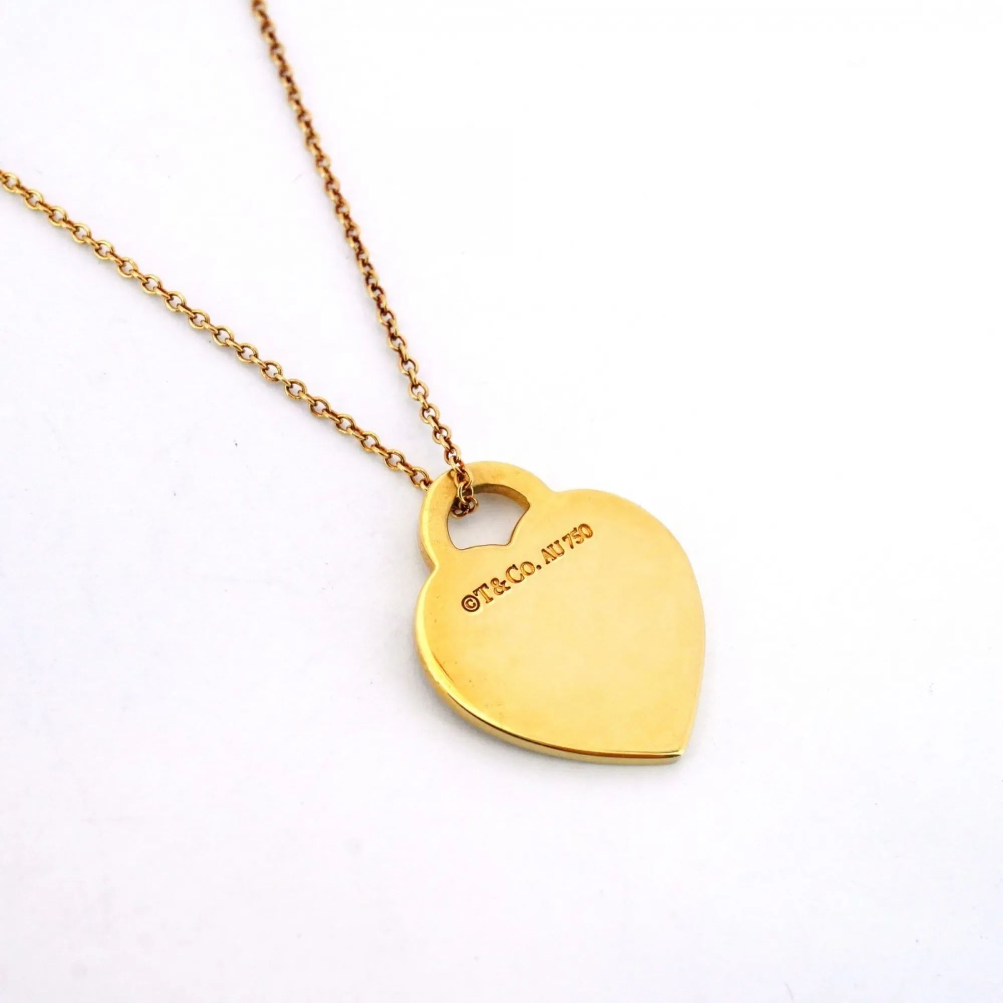 TIFFANY & CO. 18k Gold Diamond Necklace