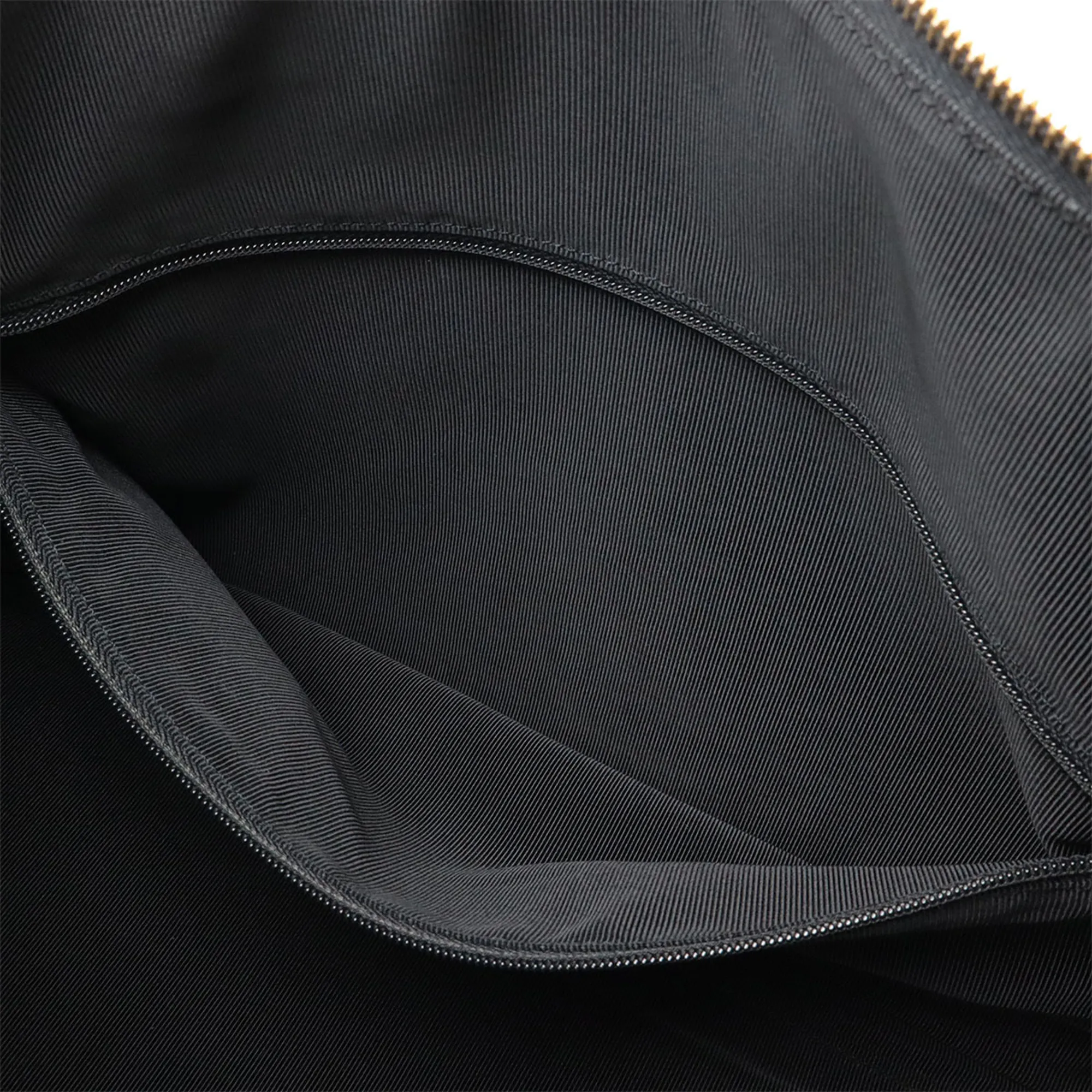 CHANEL Black Leather Logo Shoulder Bag