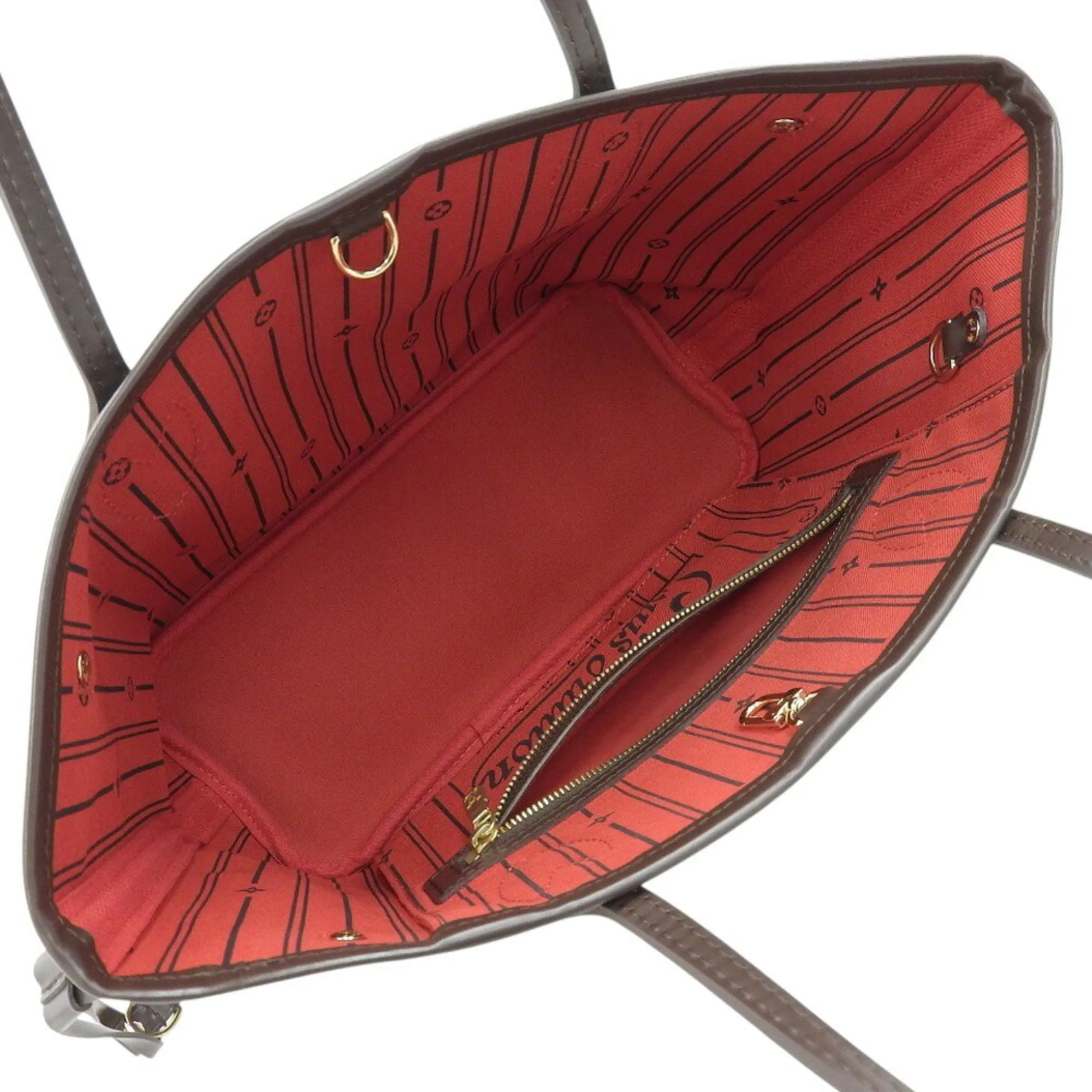 LOUIS VUITTON Brown Damier Neverfull PM Tote Bag