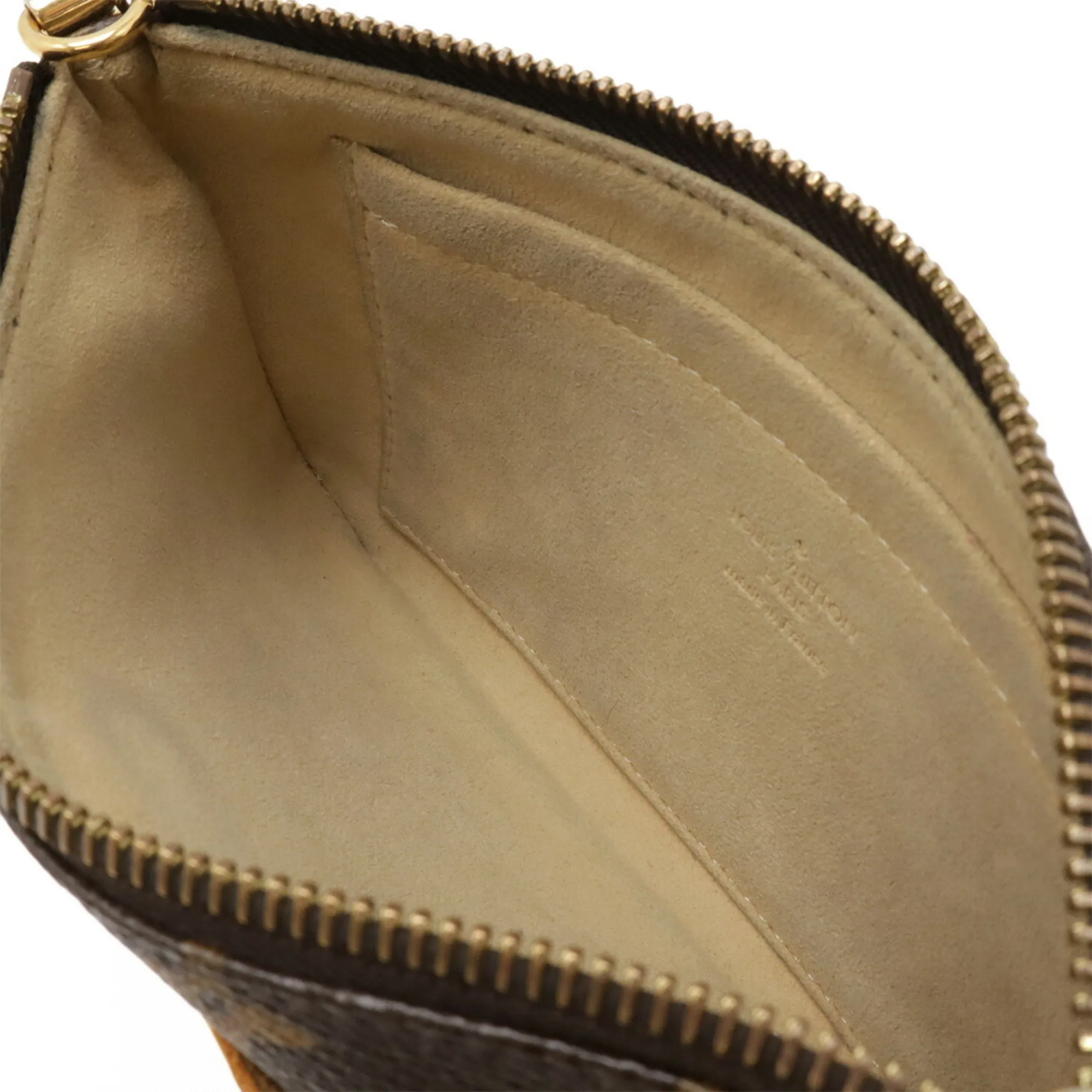 LOUIS VUITTON Brown Monogram Pouch