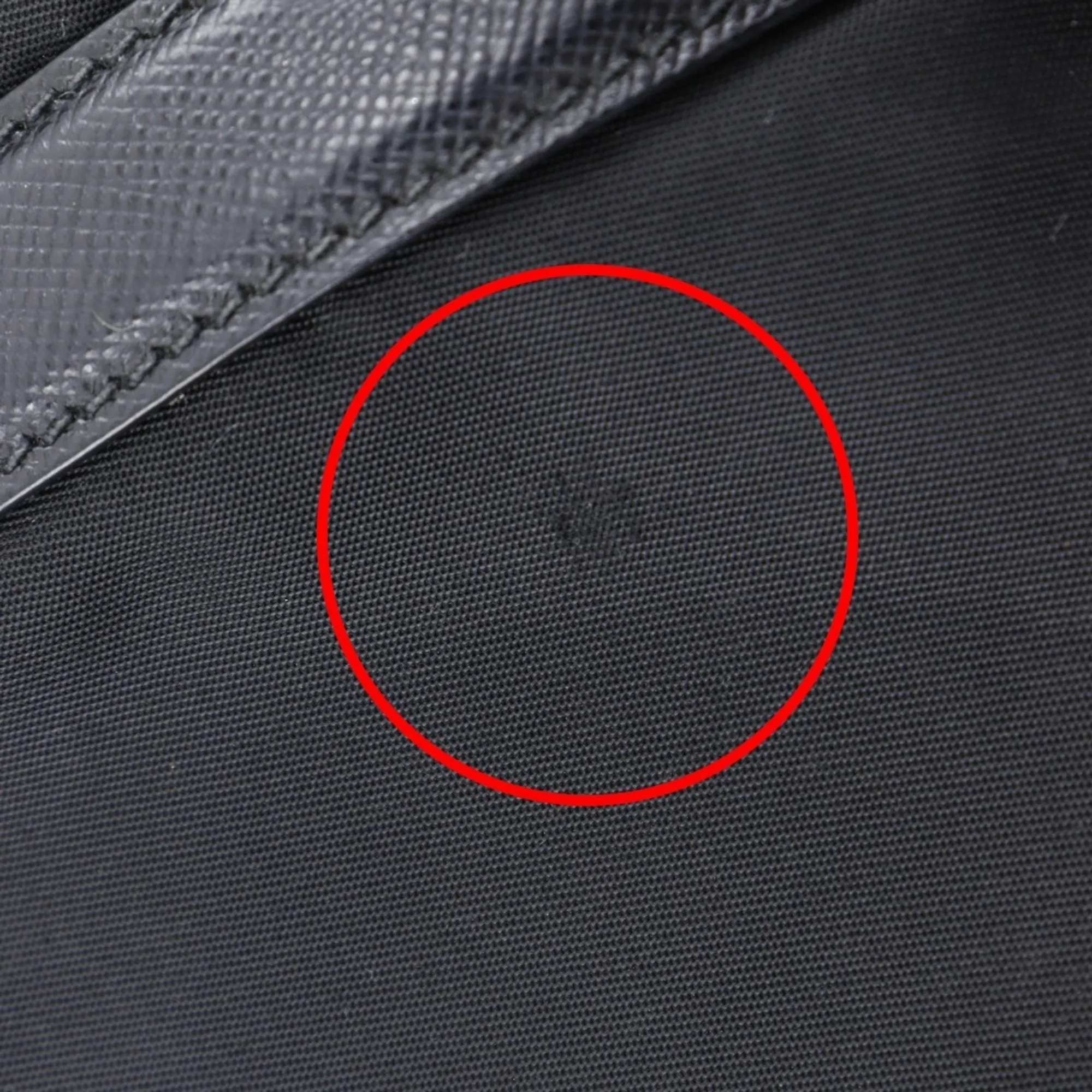 PRADA Black Leather Tote Bag