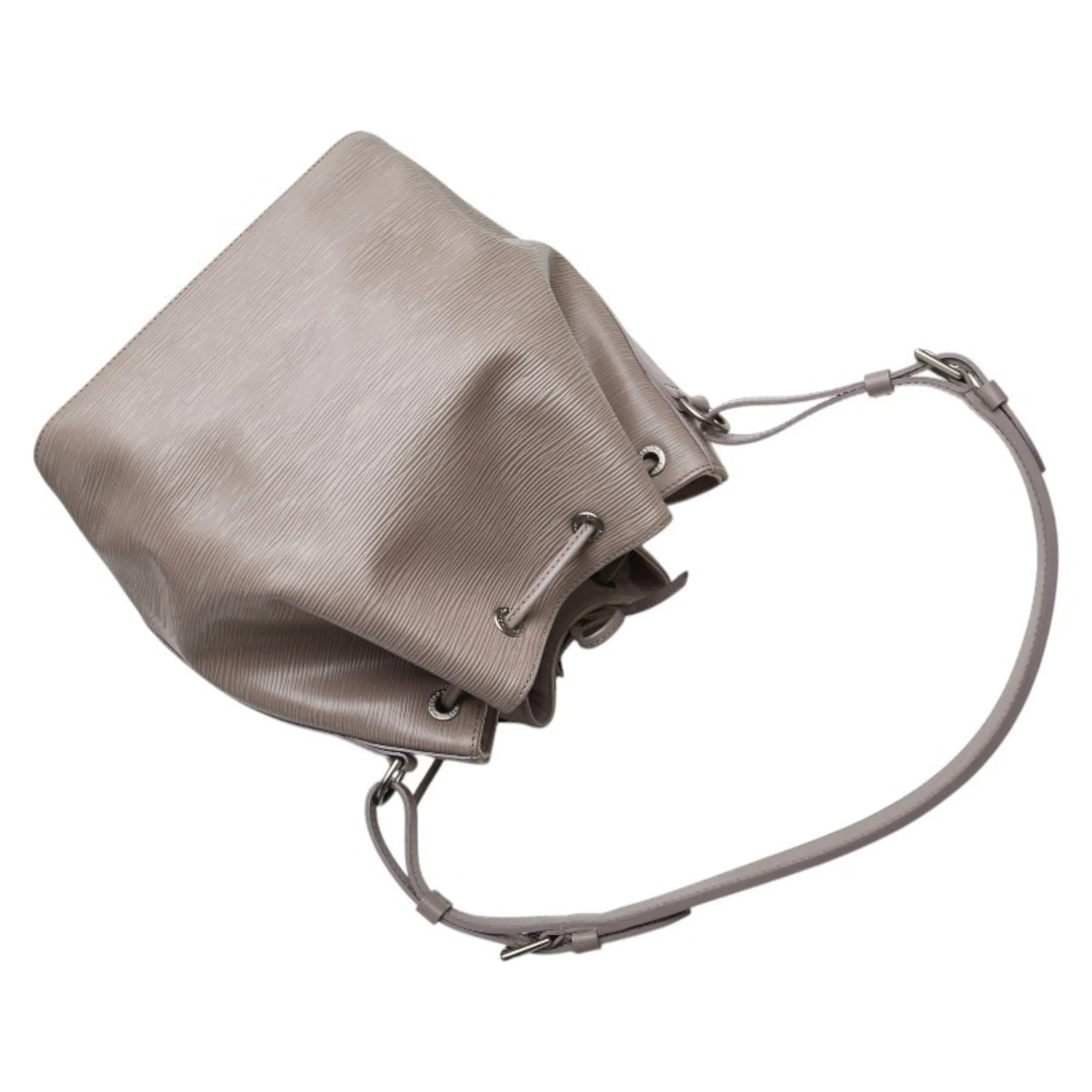 LOUIS VUITTON Purple Leather Shoulder Bag