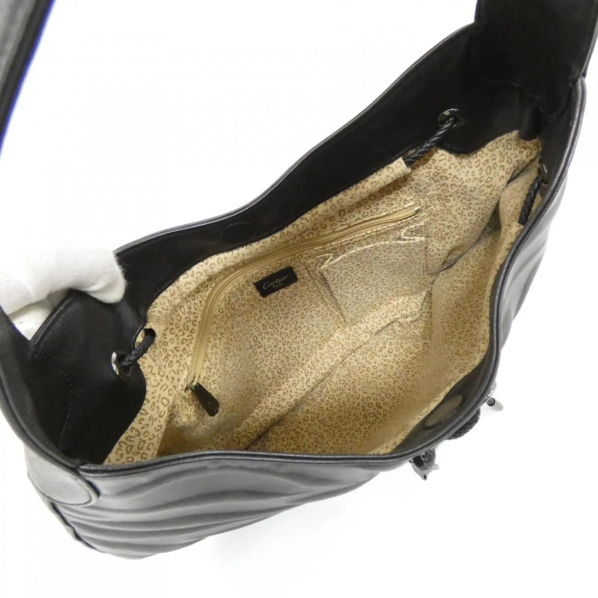 CARTIER Black Shoulder Bag