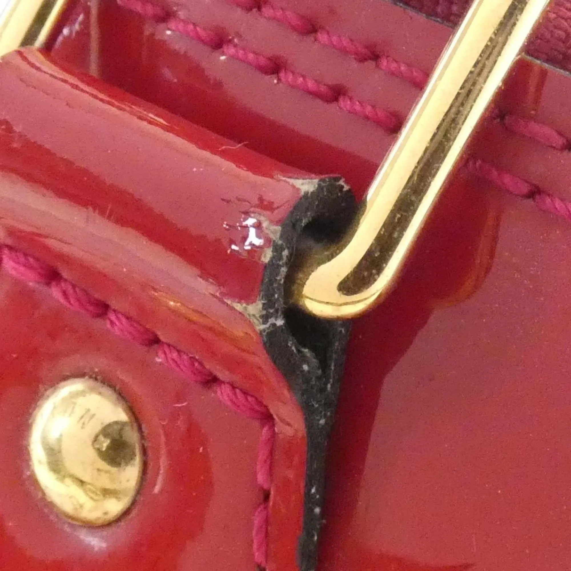 LOUIS VUITTON Gold Alma Bag