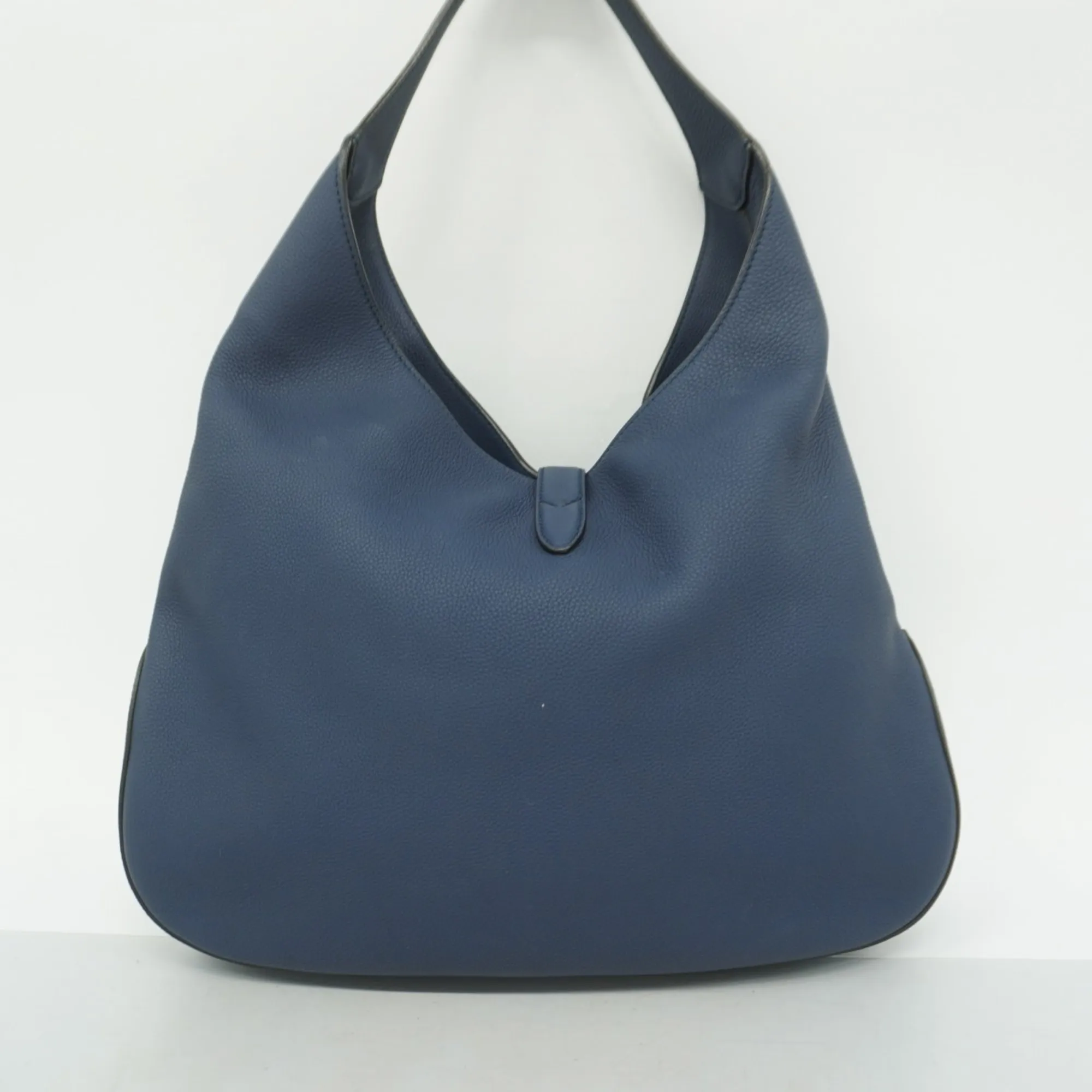 GUCCI Blue Leather Jackie Shoulder Bag