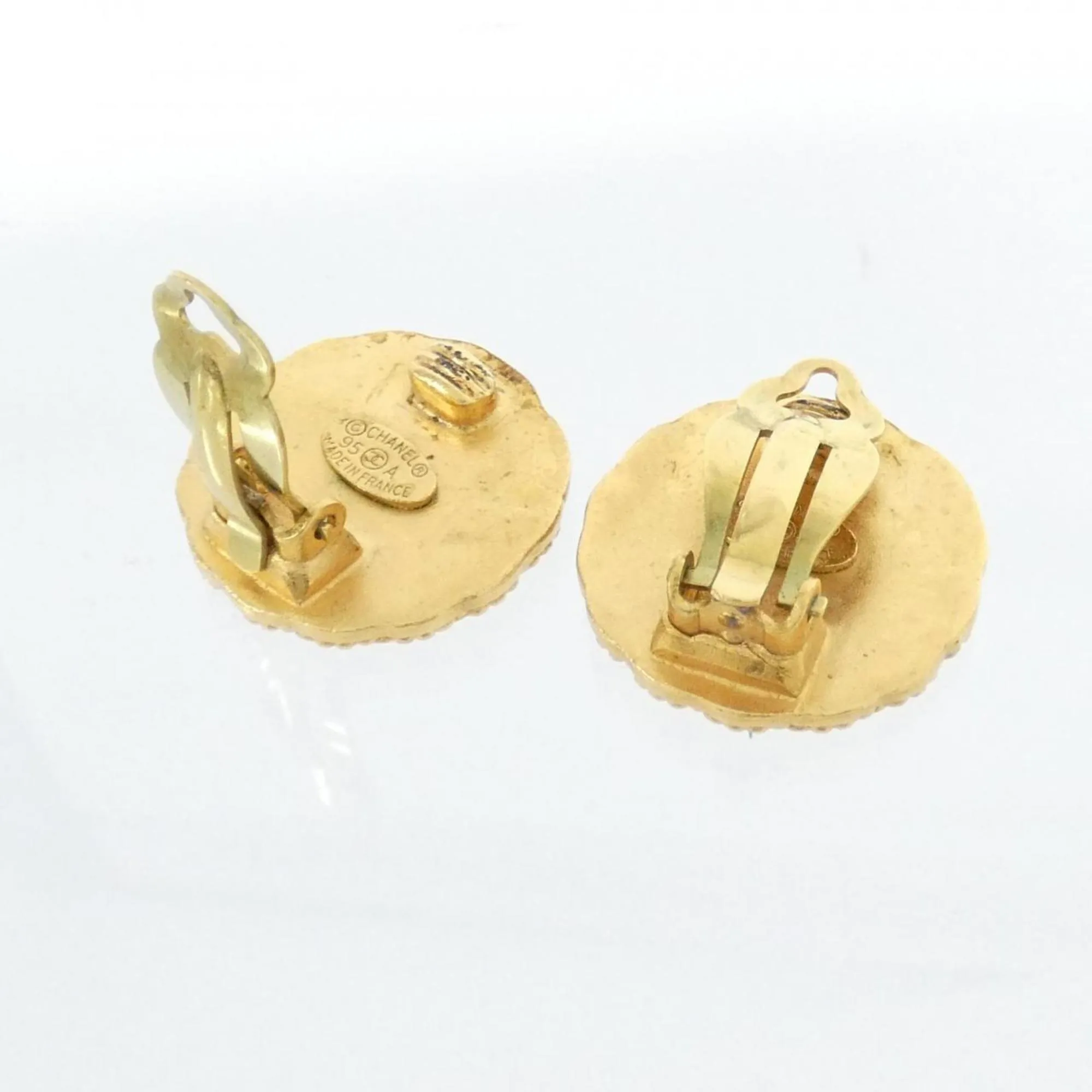 CHANEL Gold Earrings