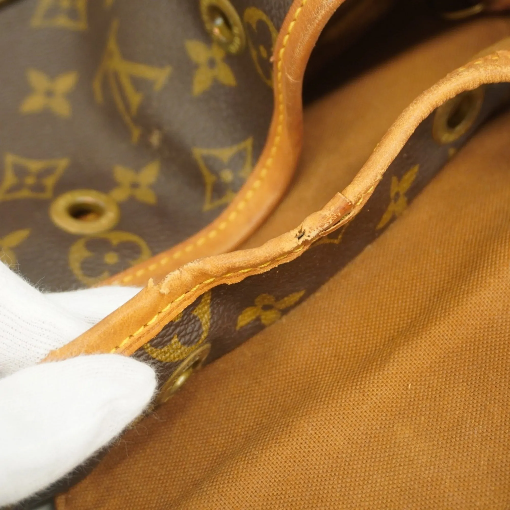 LOUIS VUITTON Brown Monogram Backpack