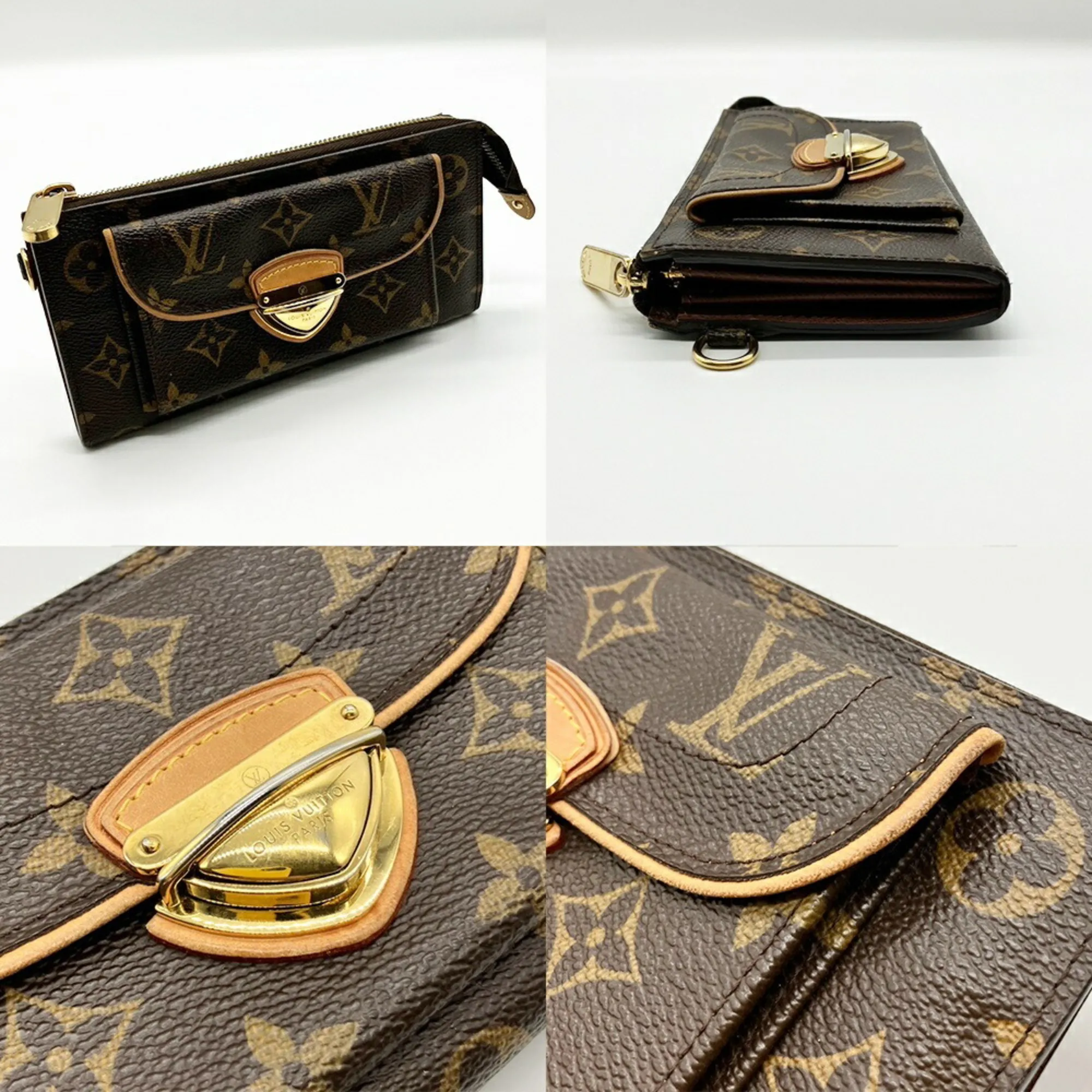 LOUIS VUITTON Brown Monogram Wallet
