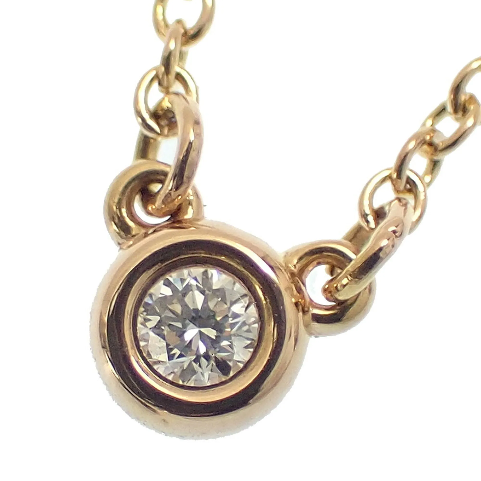 TIFFANY & CO. 18k Gold Diamond Necklace