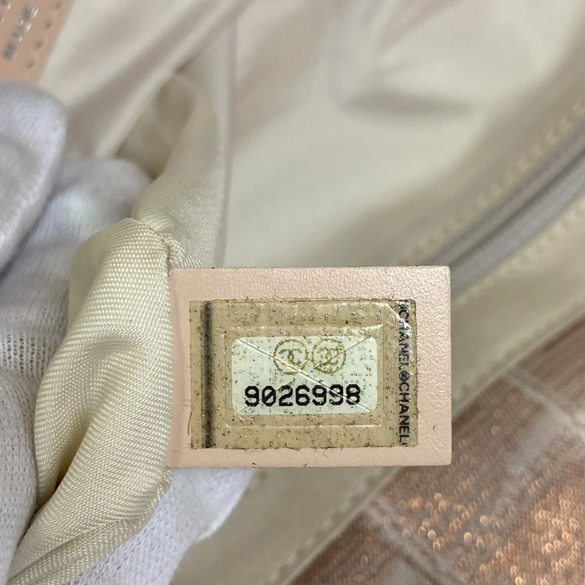 CHANEL Cream Tote Bag