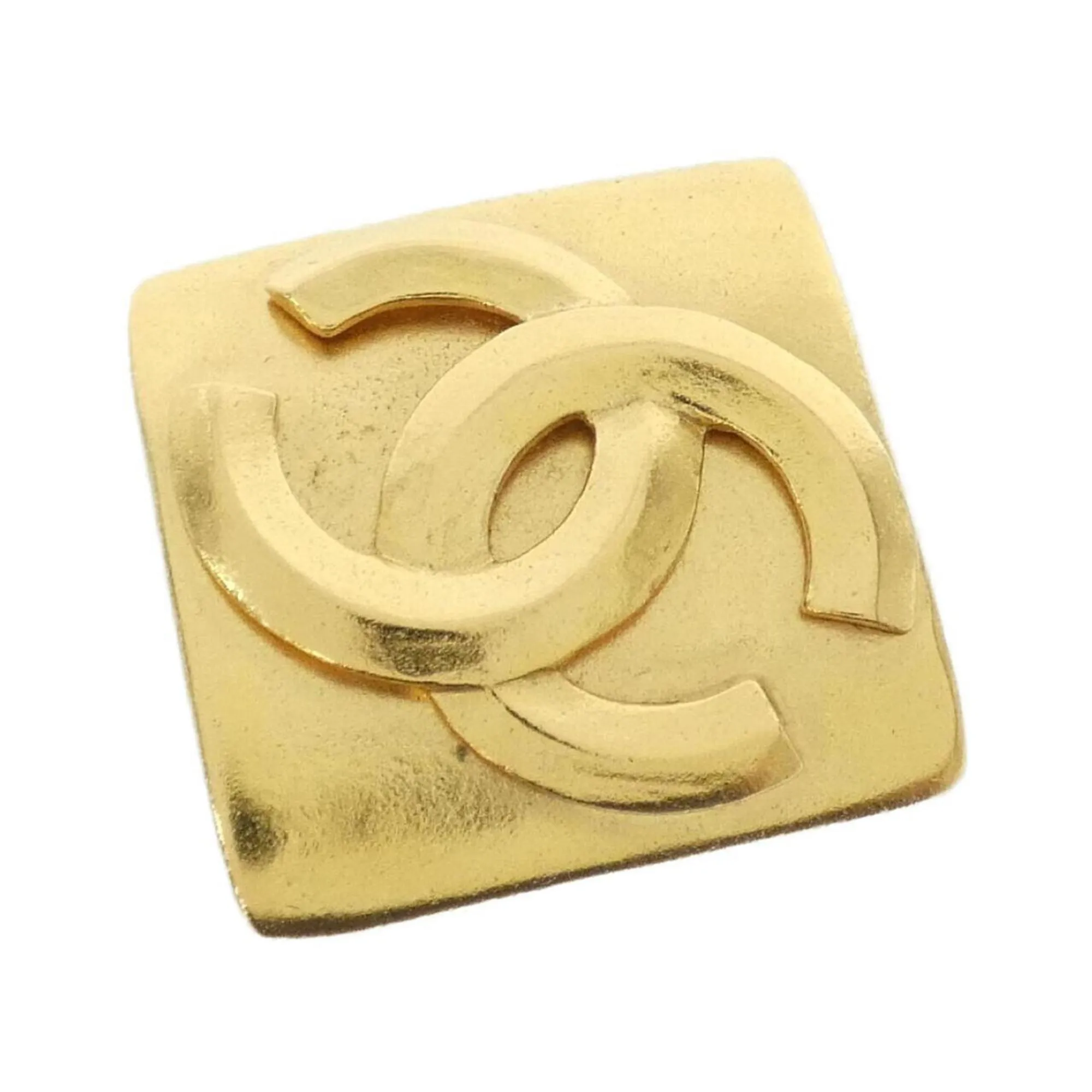 CHANEL Gold Brooch