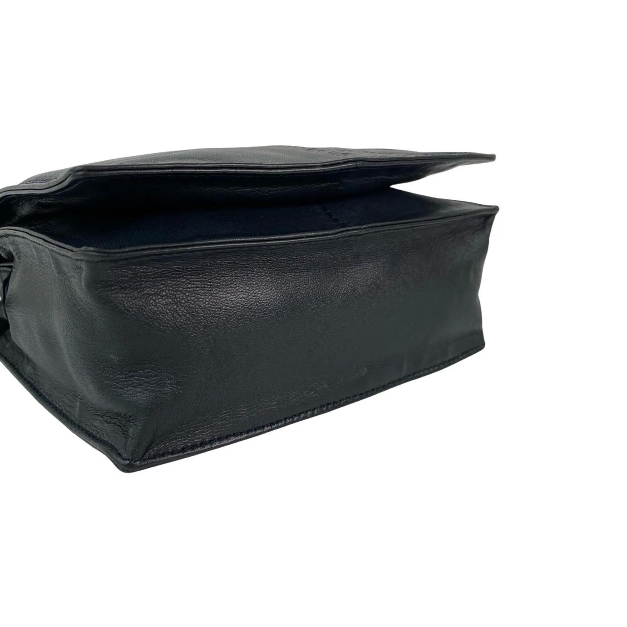 LOEWE Blue Leather Shoulder Bag