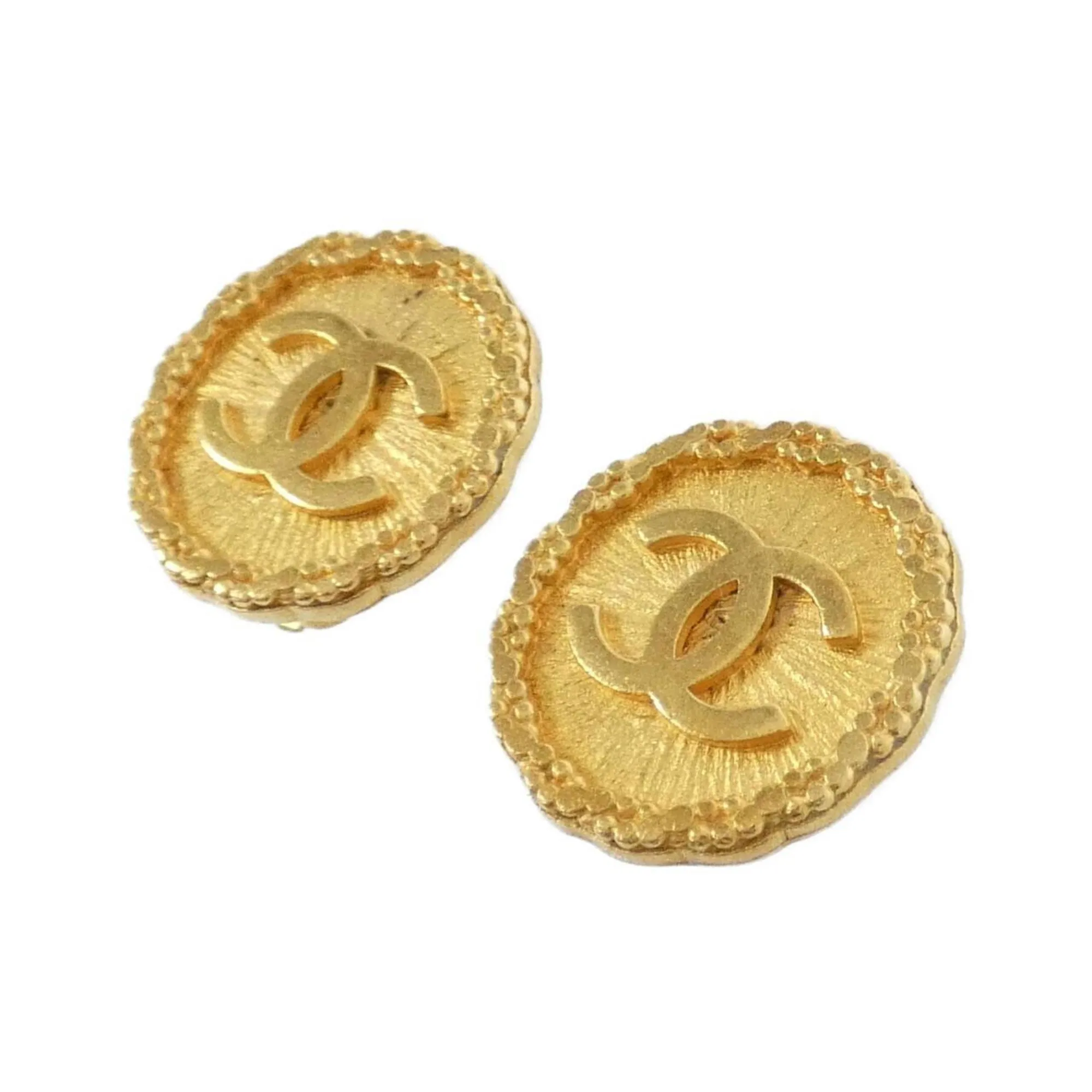 CHANEL Gold Earrings