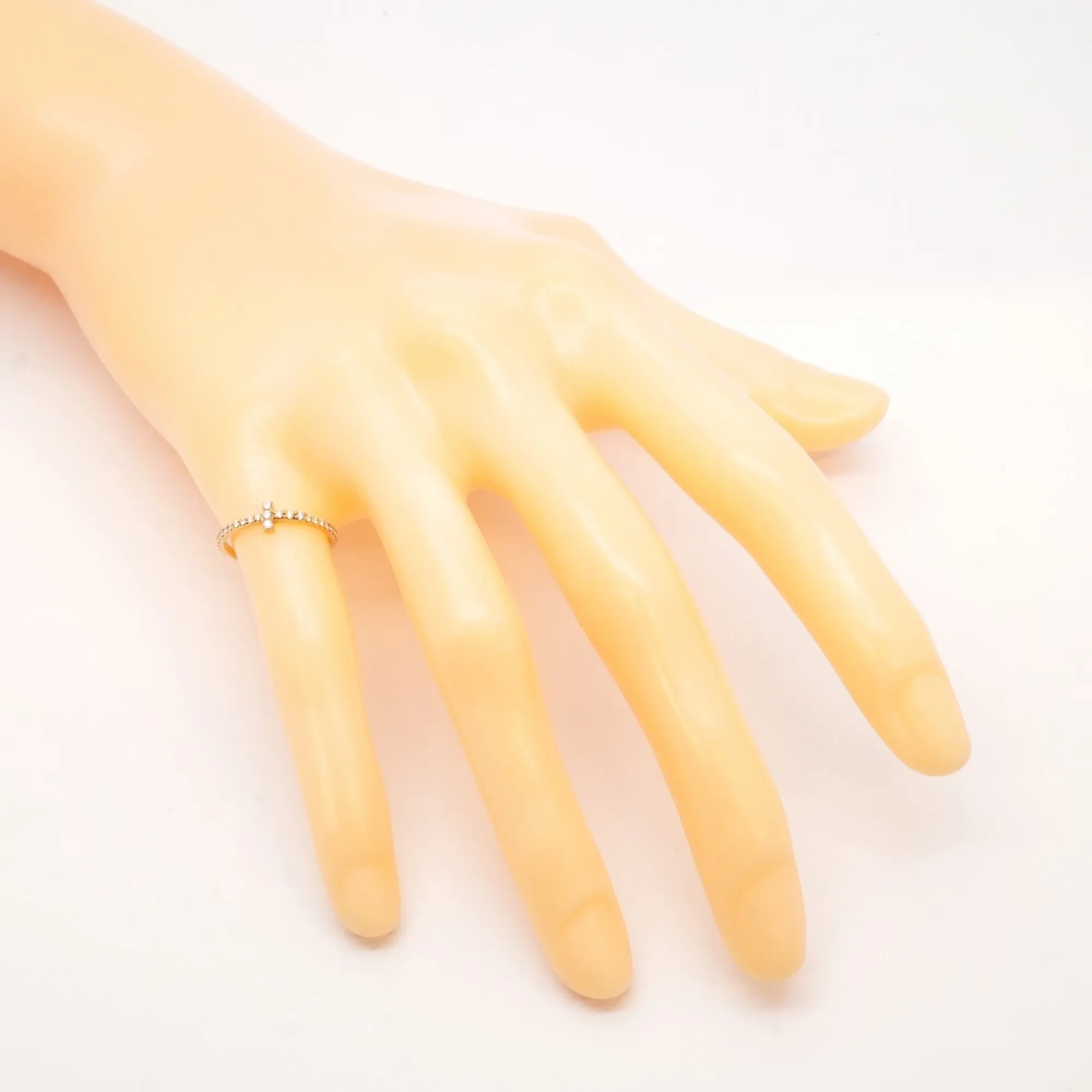 TIFFANY & CO. 18k Gold Diamond Ring