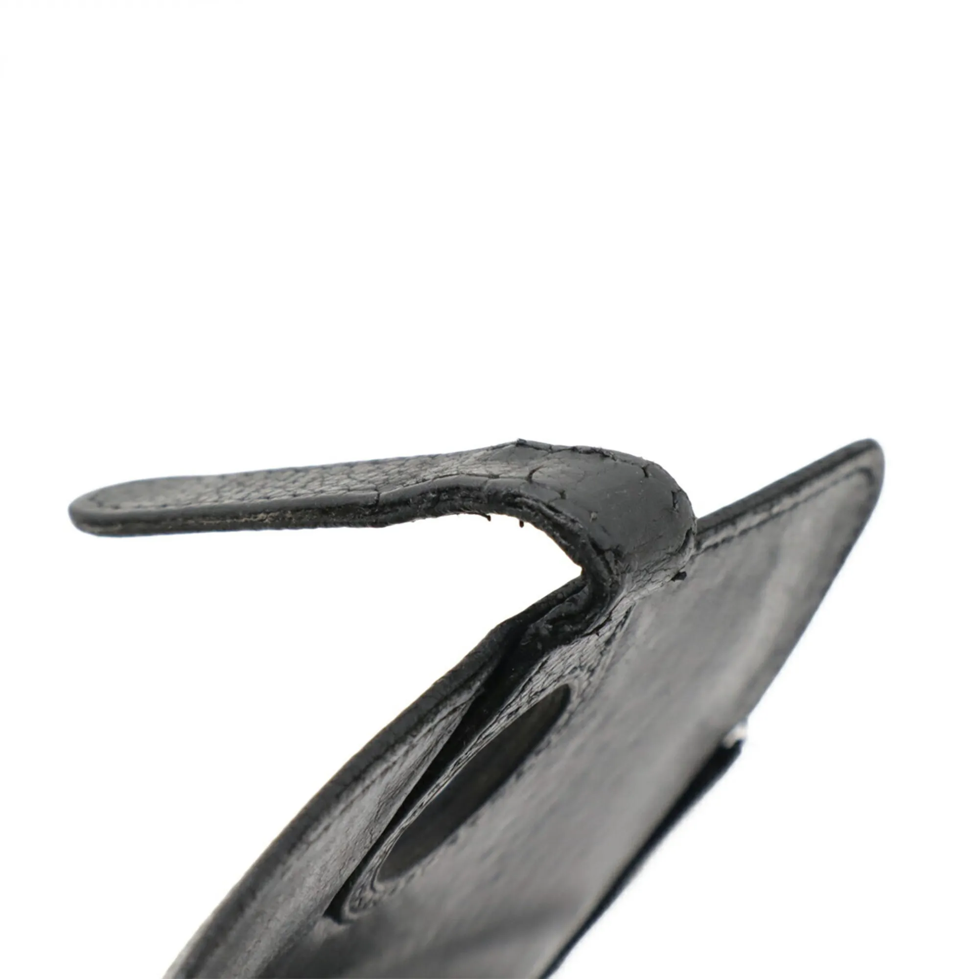 HERMES Black Leather Wallet