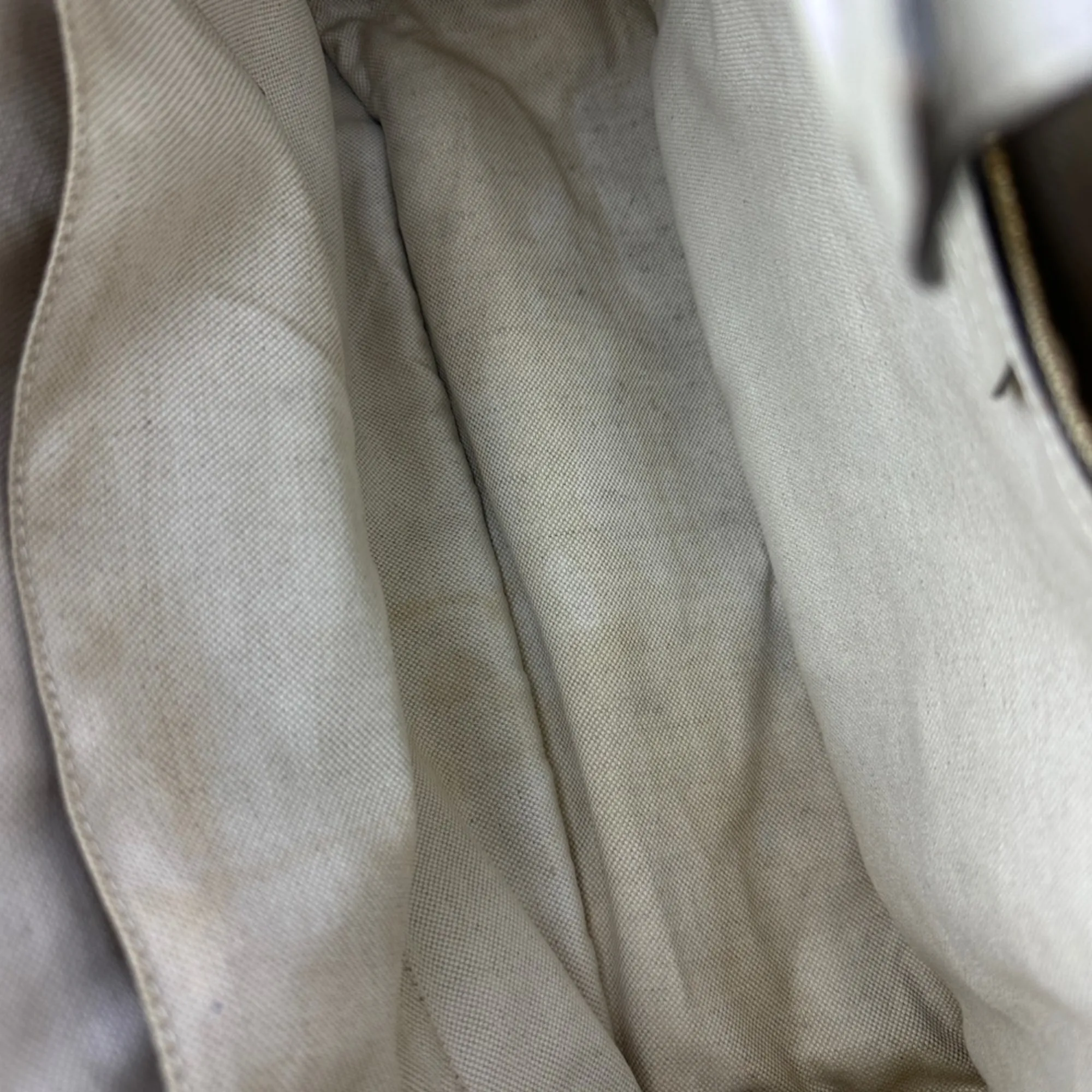 GUCCI White Leather Horsebit Tote Bag