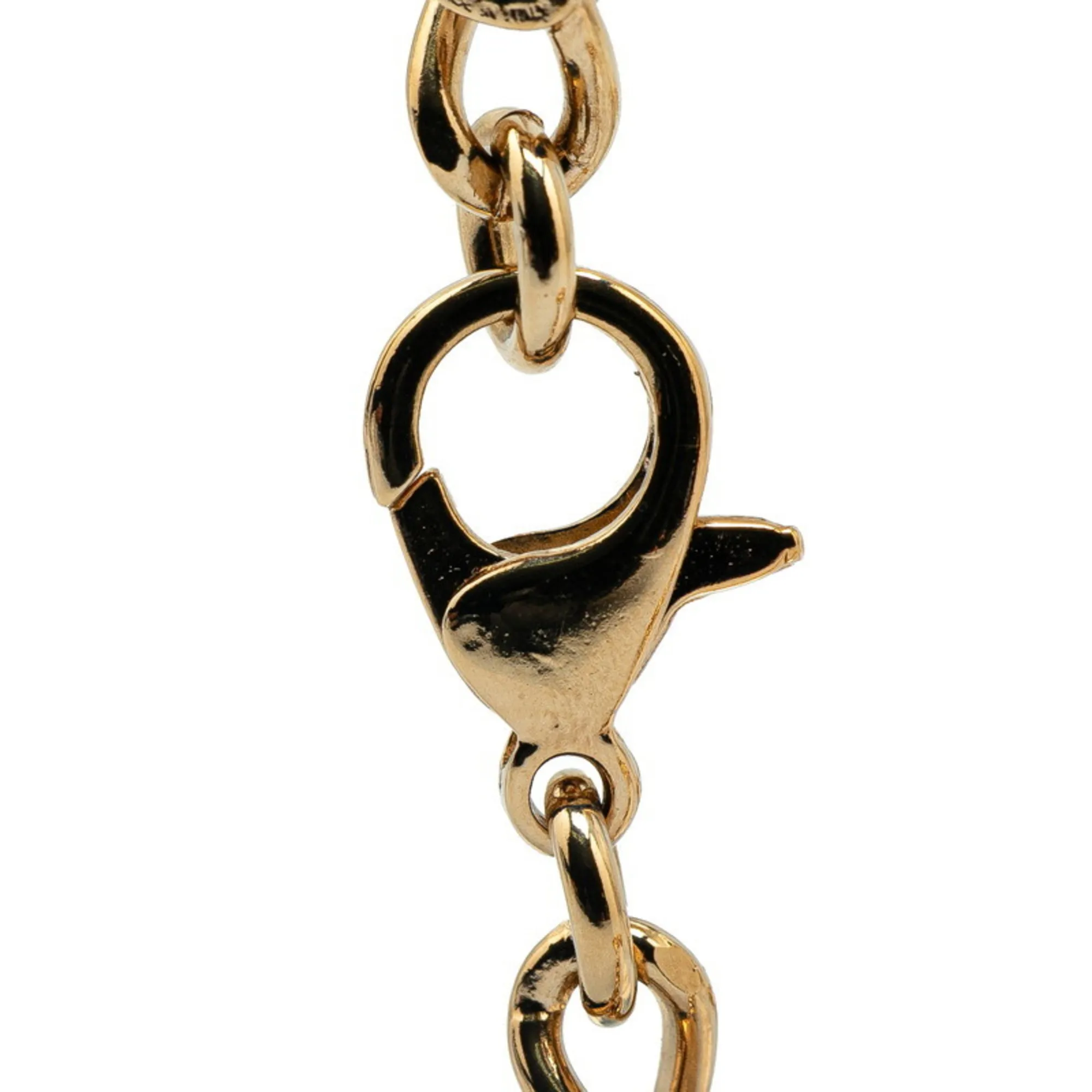 CHANEL Gold Logo Necklace