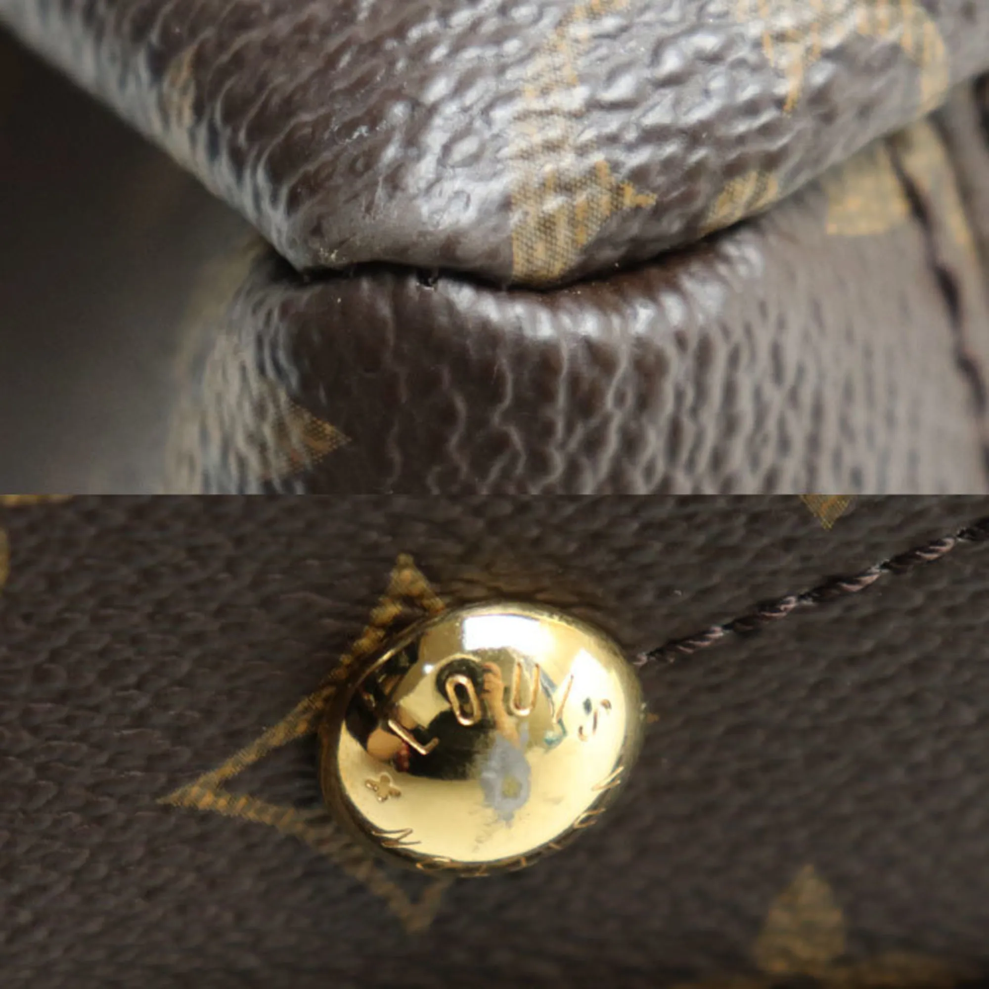 LOUIS VUITTON Brown Monogram Shoulder Bag