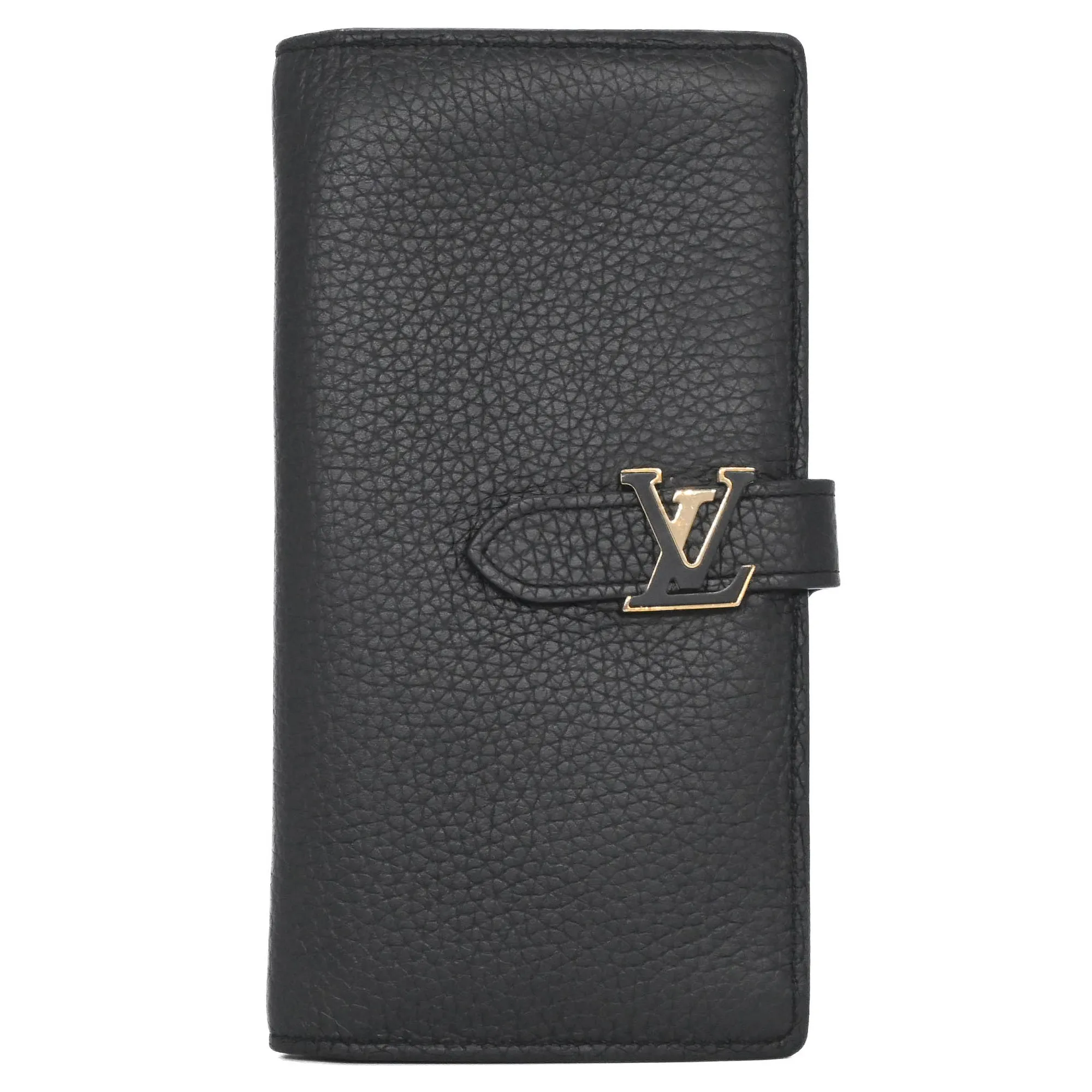 LOUIS VUITTON Black Leather Wallet