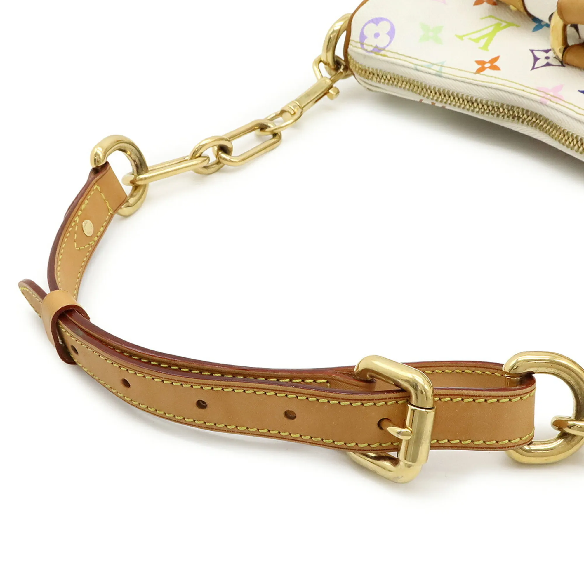 LOUIS VUITTON White Monogram Shoulder Bag