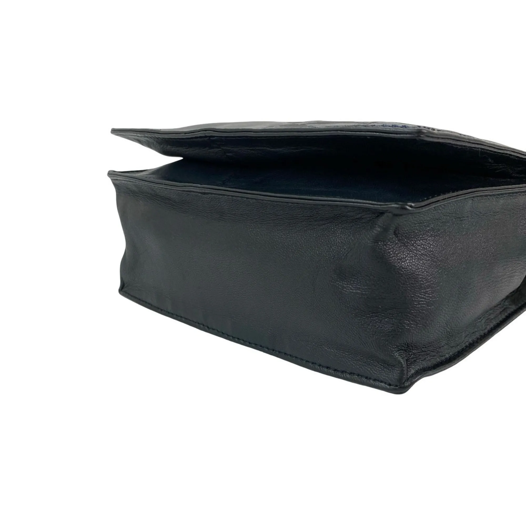 LOEWE Blue Leather Shoulder Bag