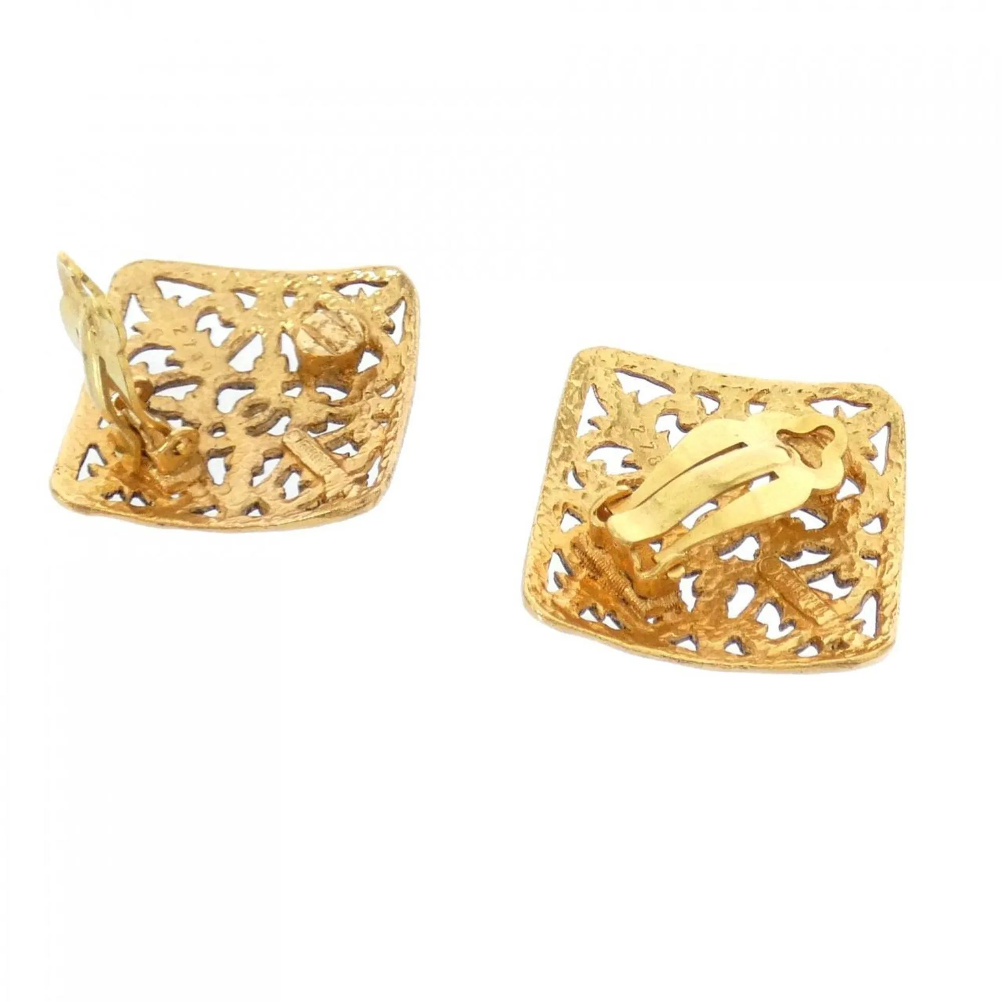 CHANEL Gold Earrings