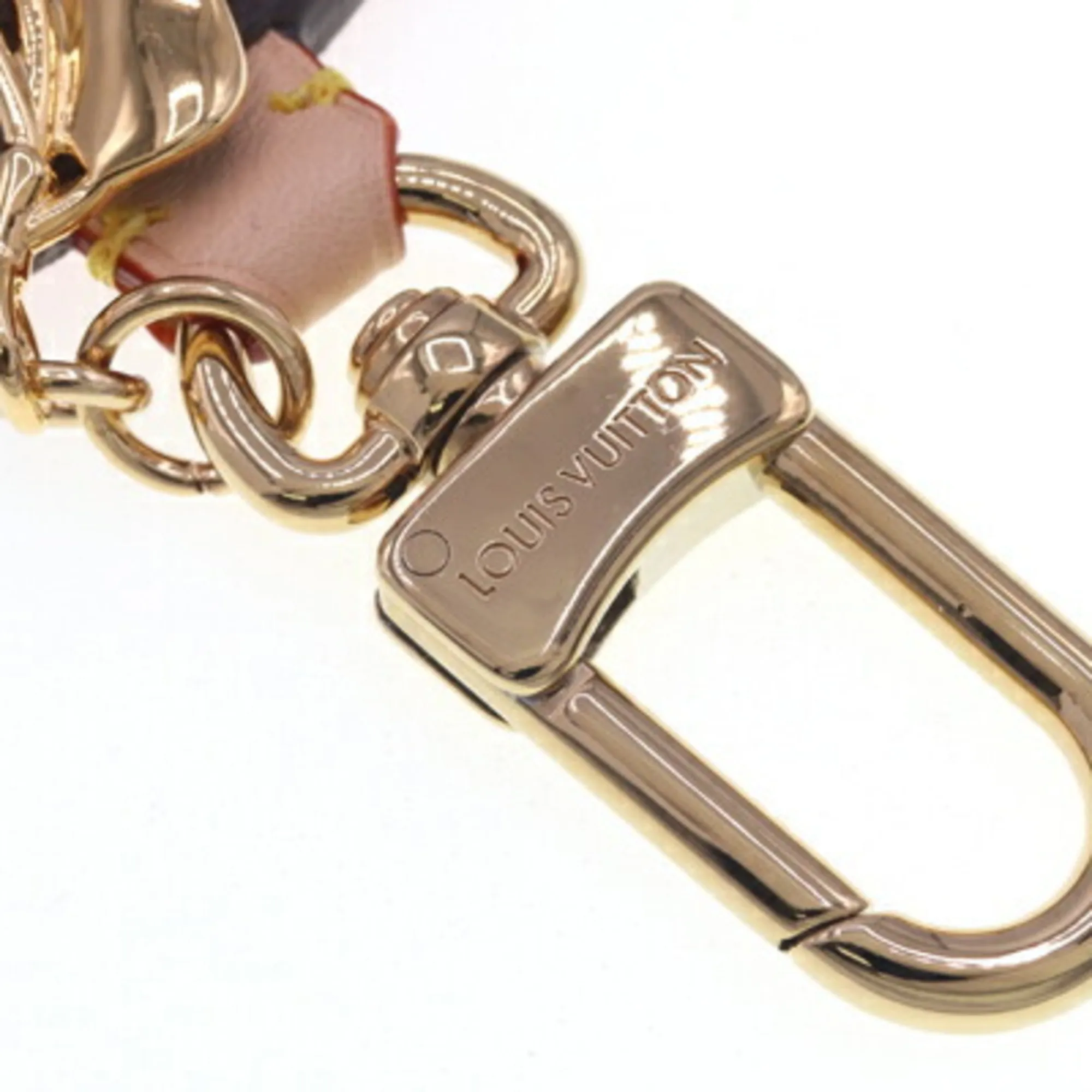 LOUIS VUITTON Brown Monogram Bag Charm
