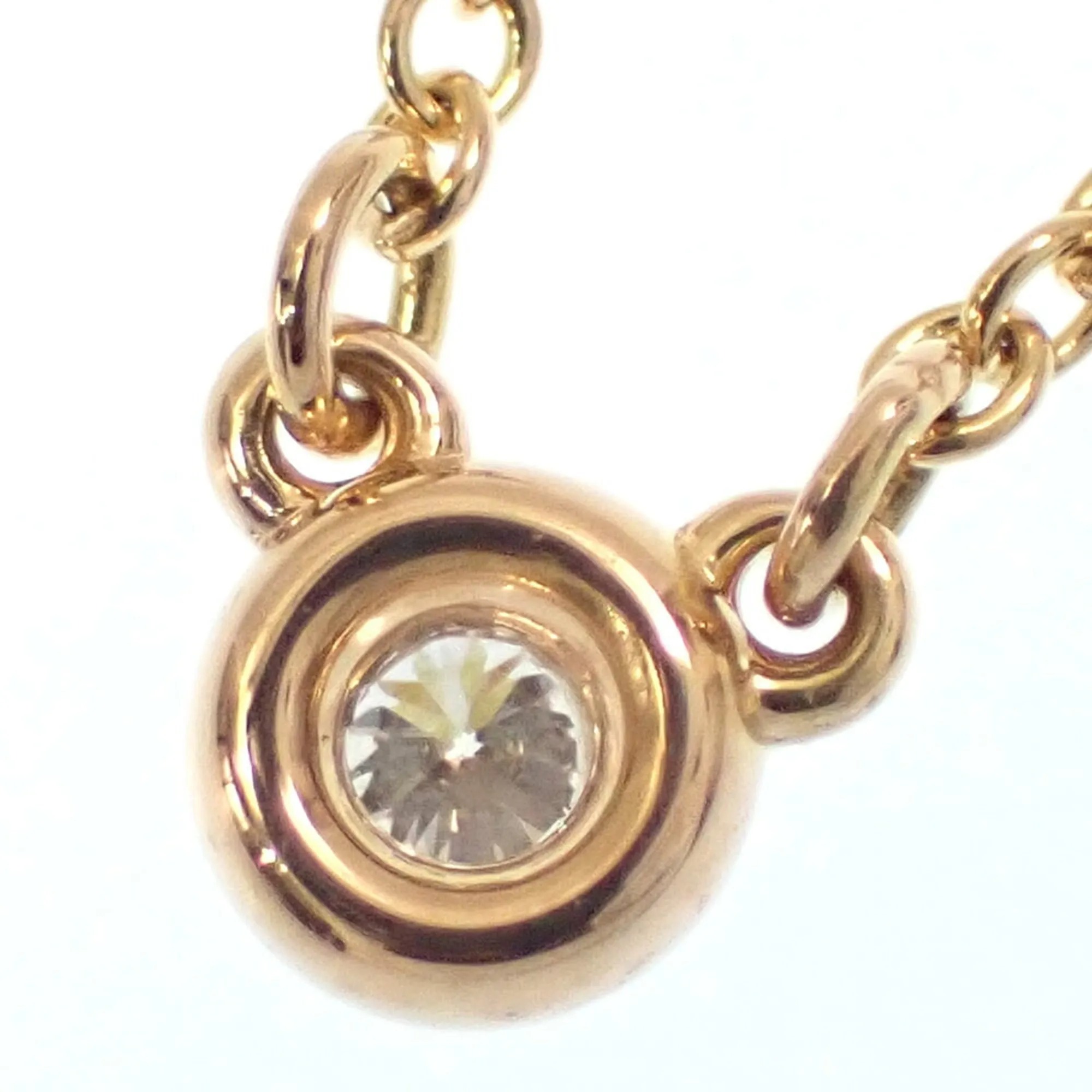 TIFFANY & CO. 18k Gold Diamond Necklace