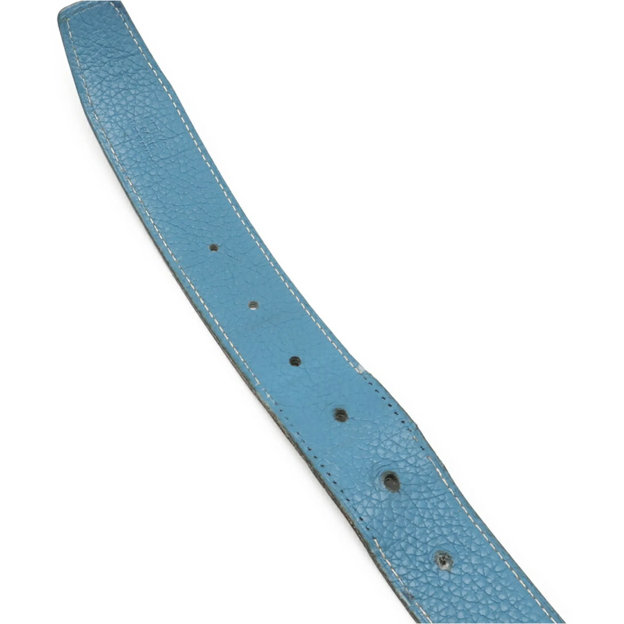 HERMES Black Leather Belt