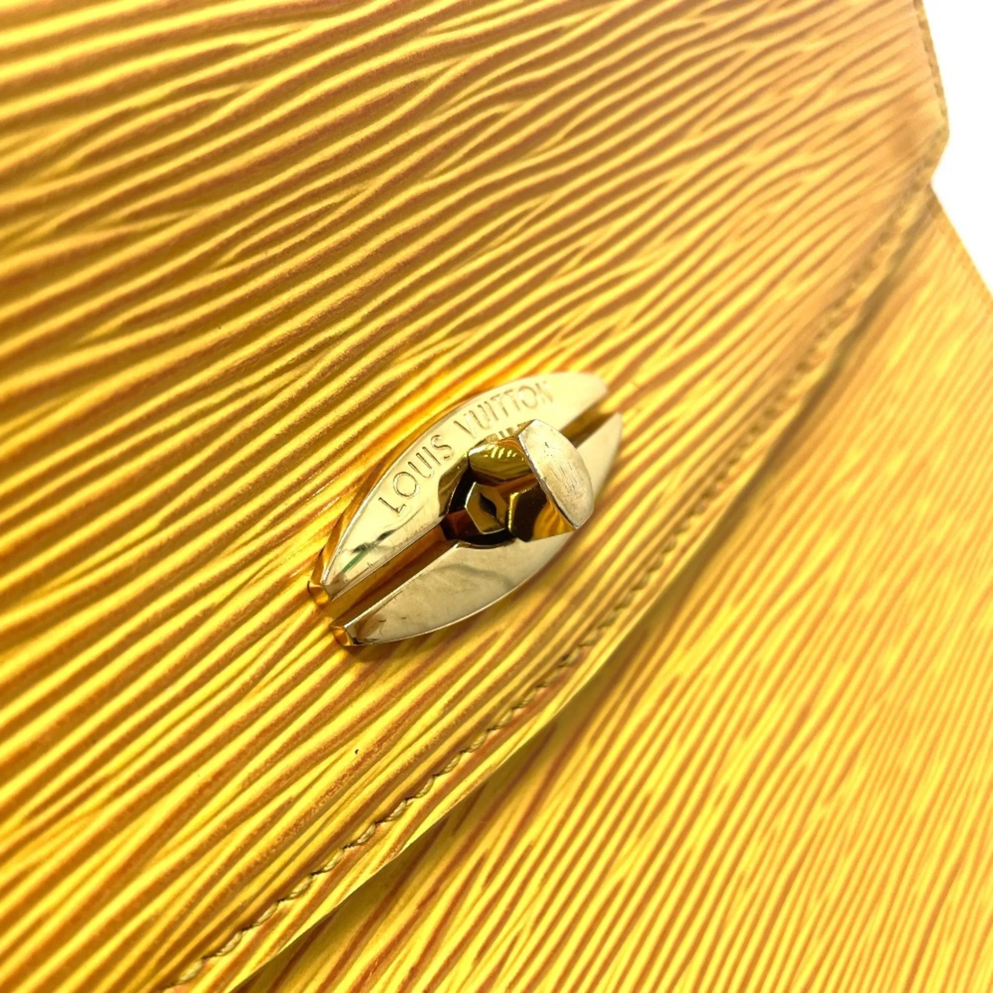 LOUIS VUITTON Yellow Leather Bag