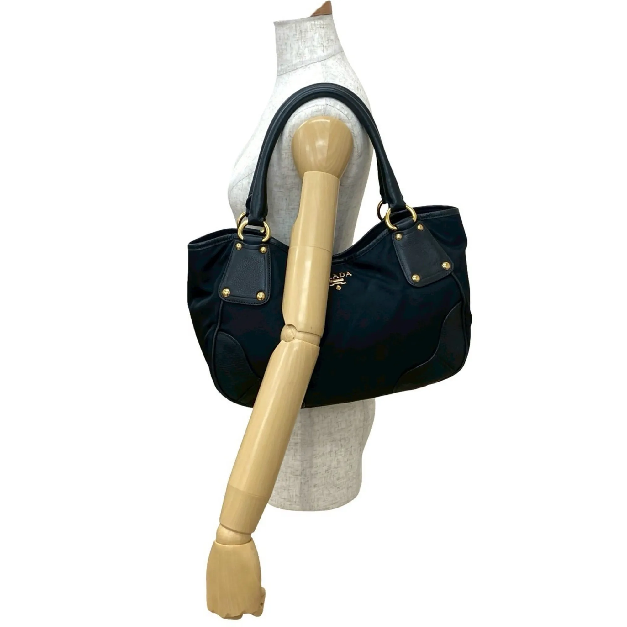 PRADA Brown Leather Tote Bag