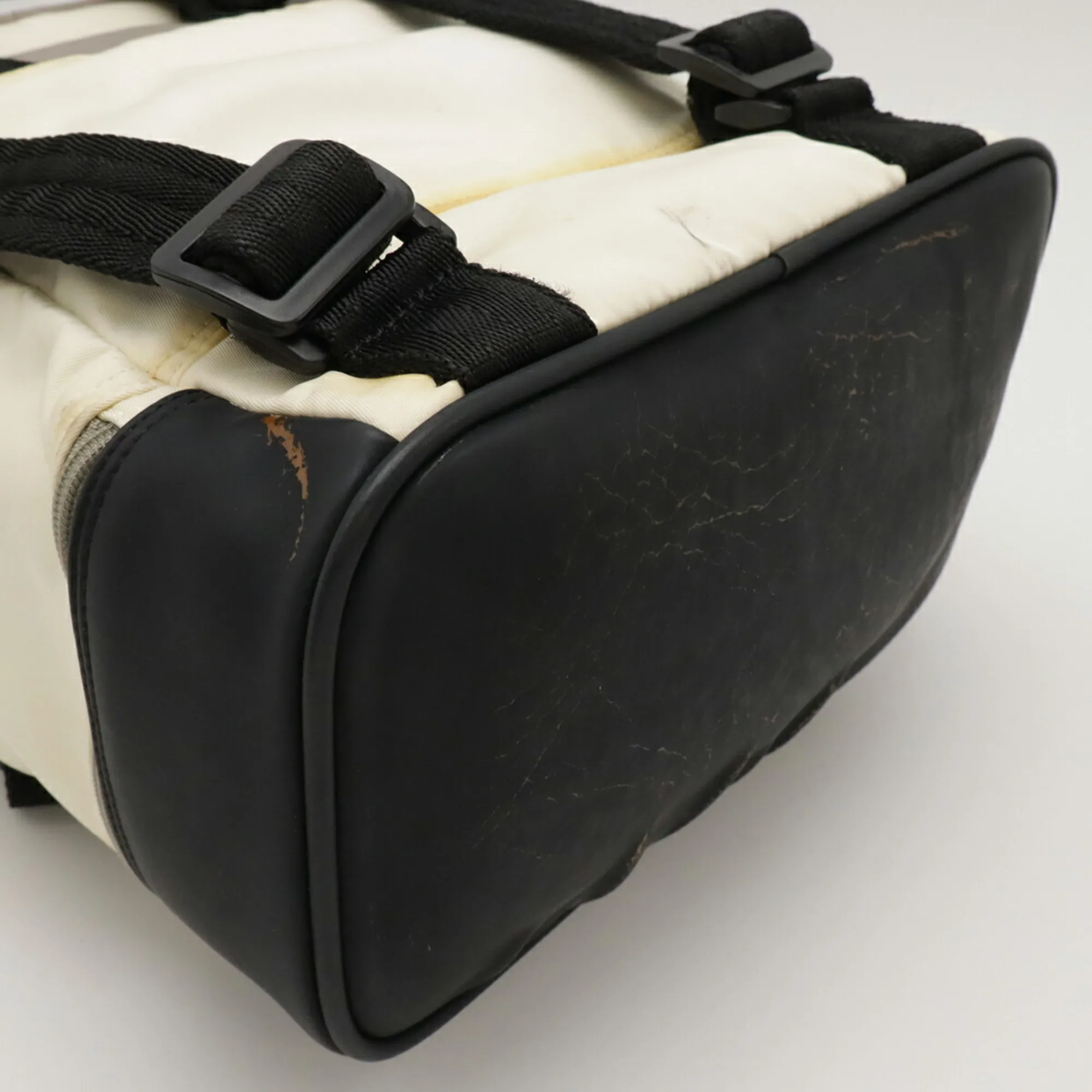 CHANEL Black Logo Backpack