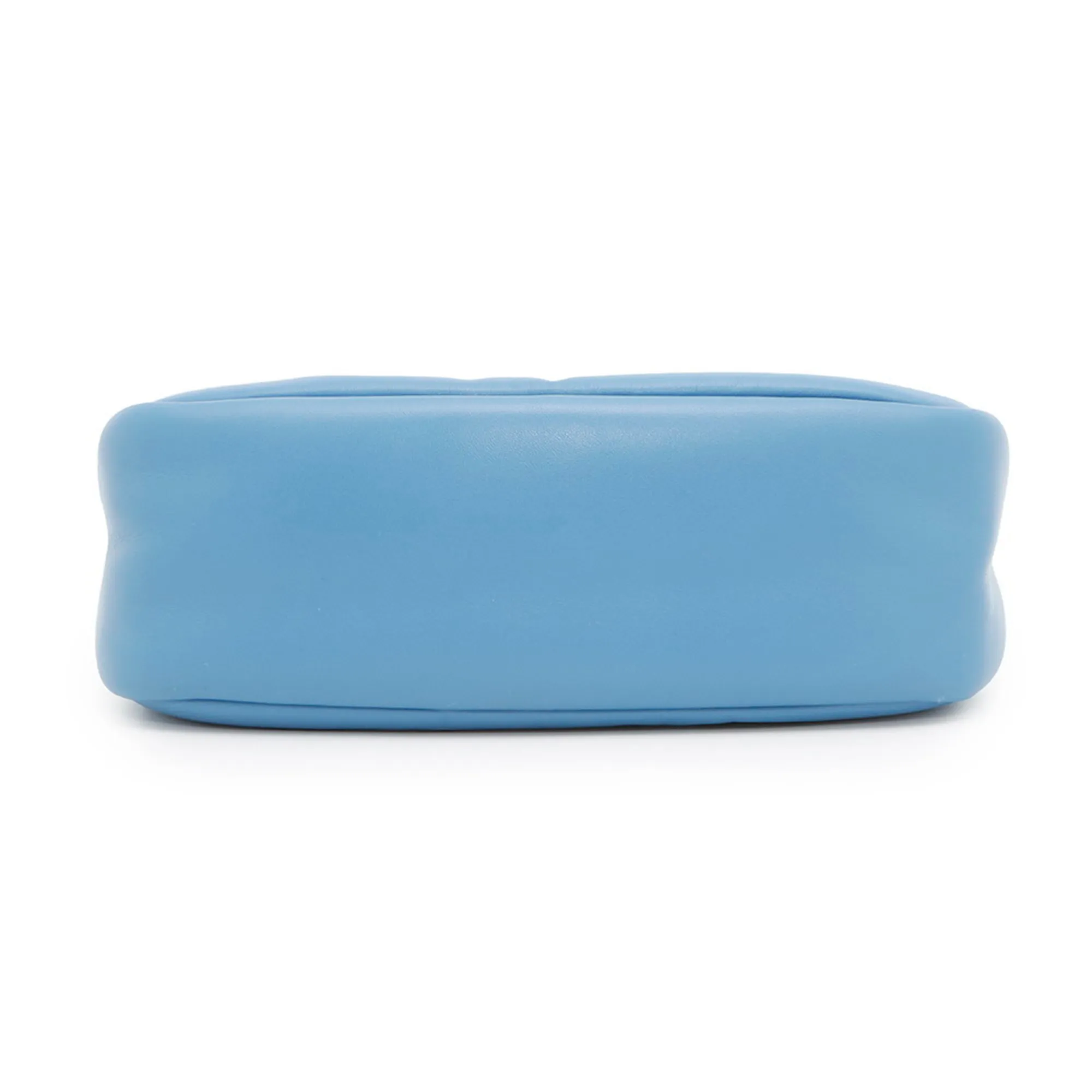 PRADA Blue Leather Shoulder Bag