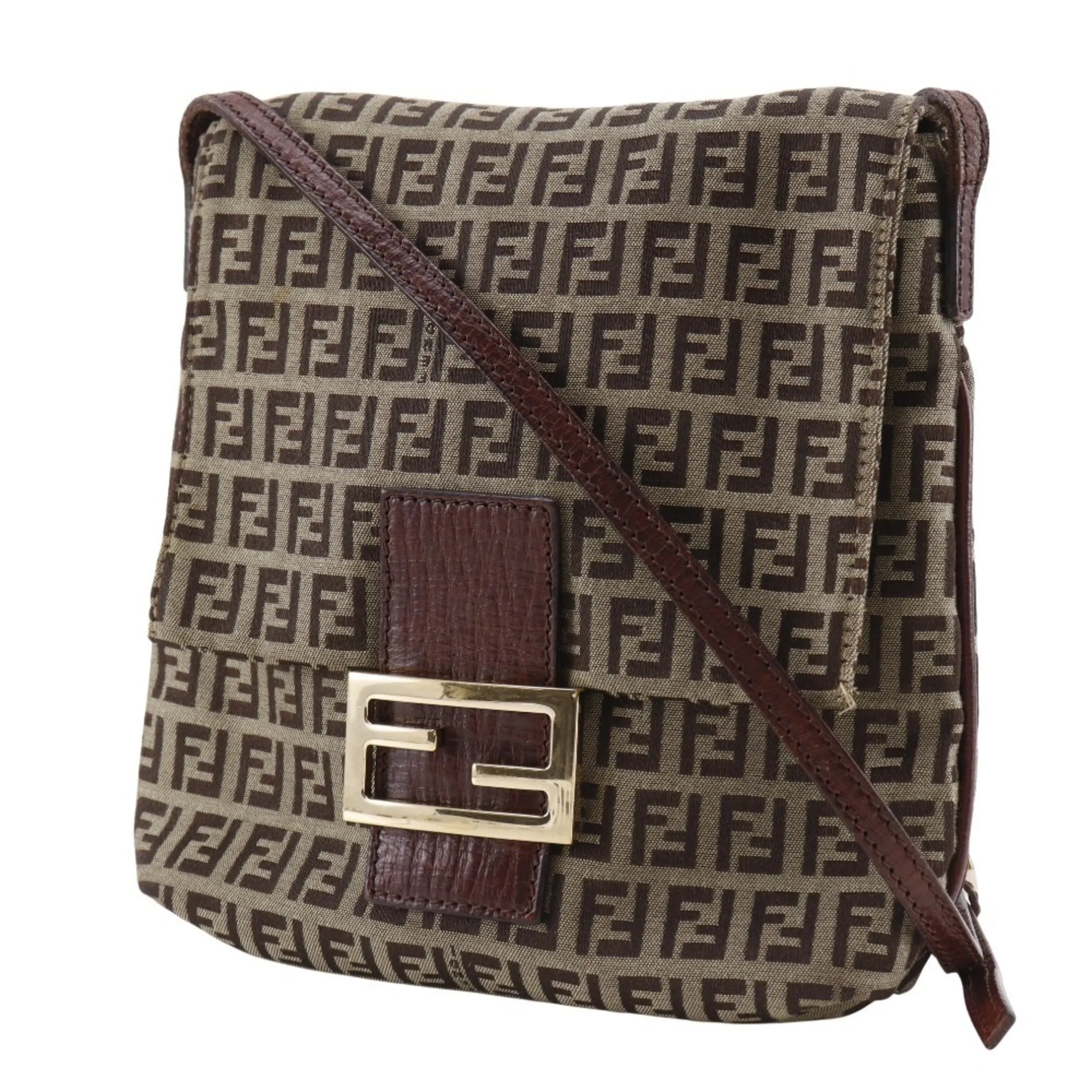 FENDI Brown Shoulder Bag
