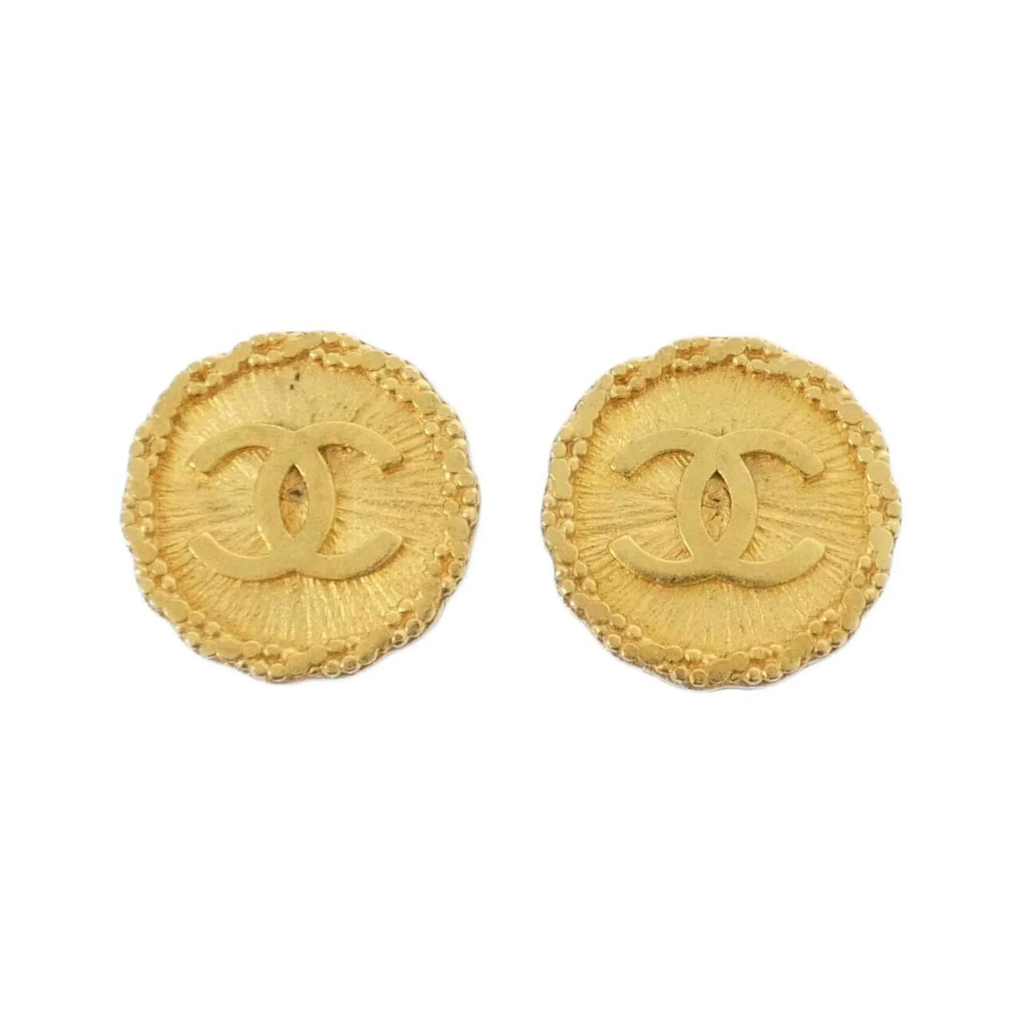 CHANEL Gold Earrings