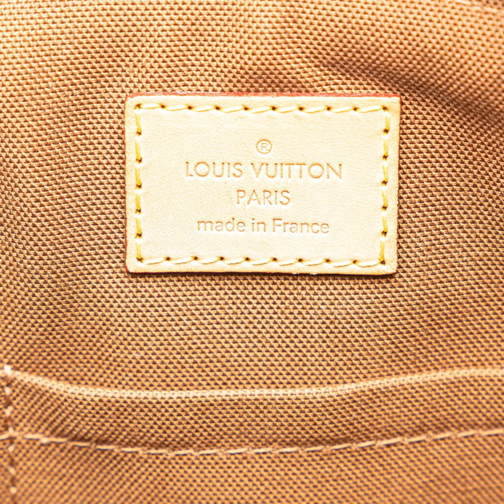 LOUIS VUITTON Brown Monogram Leather Bag