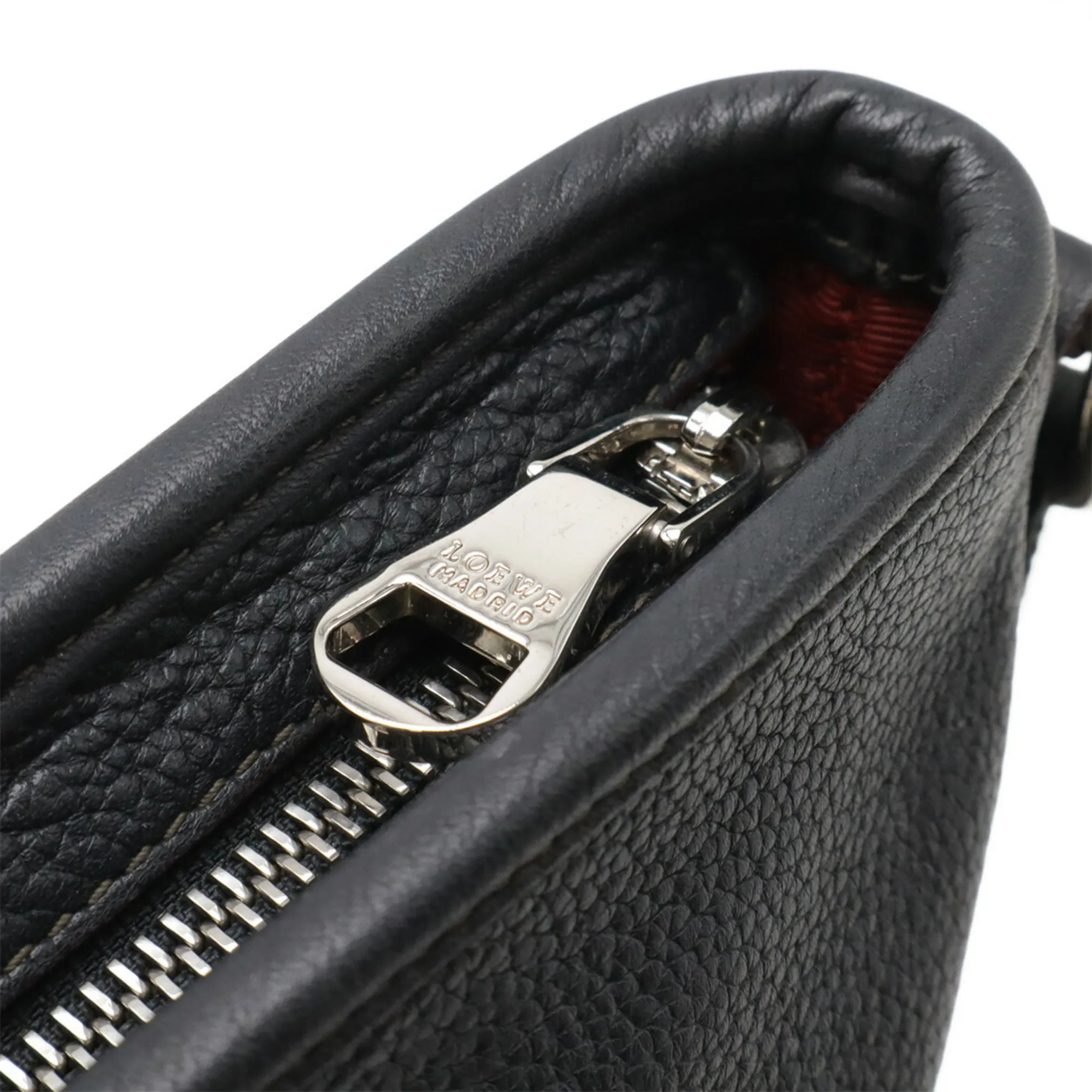 LOEWE Black Leather Shoulder Bag