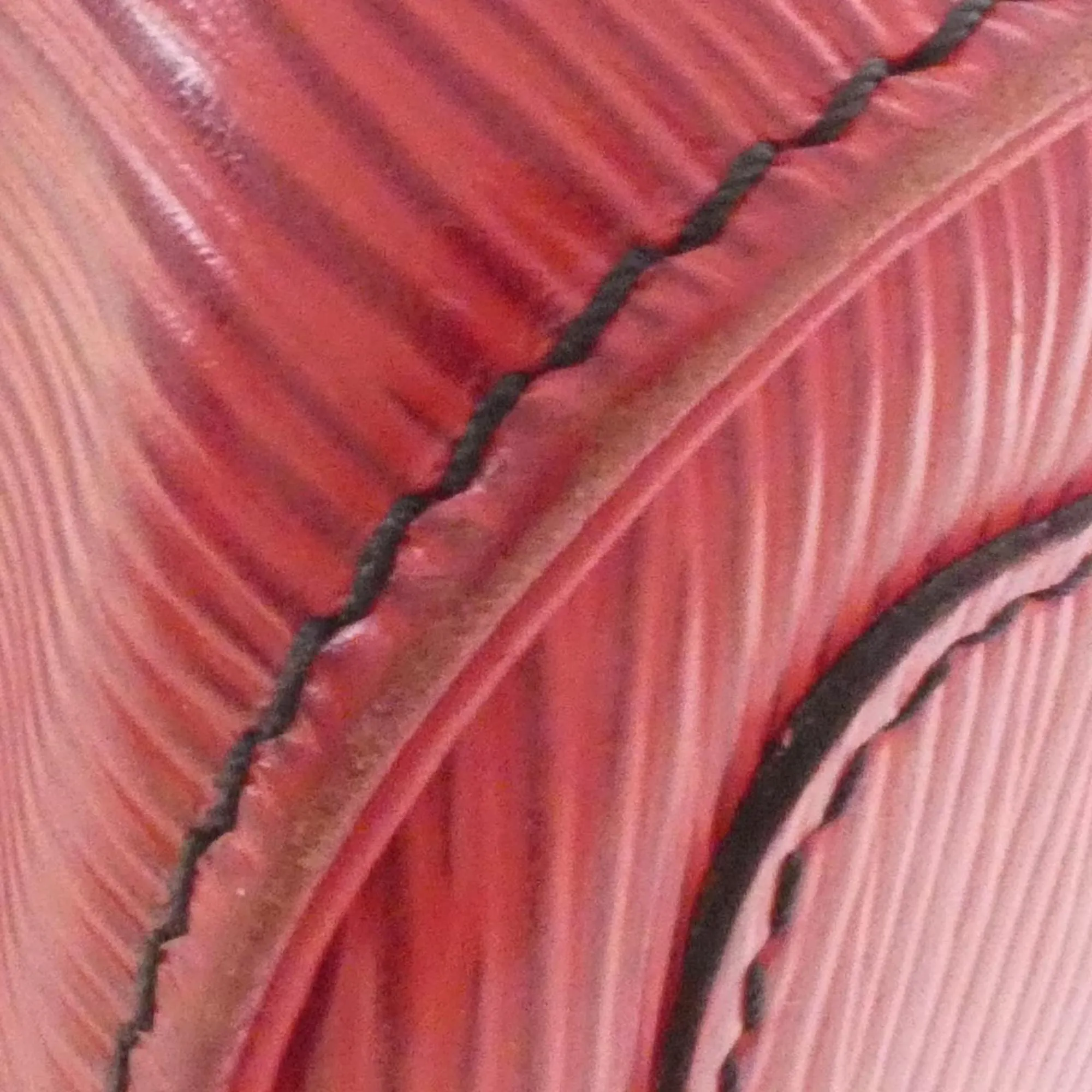 LOUIS VUITTON Red Speedy 25 Boston Bag