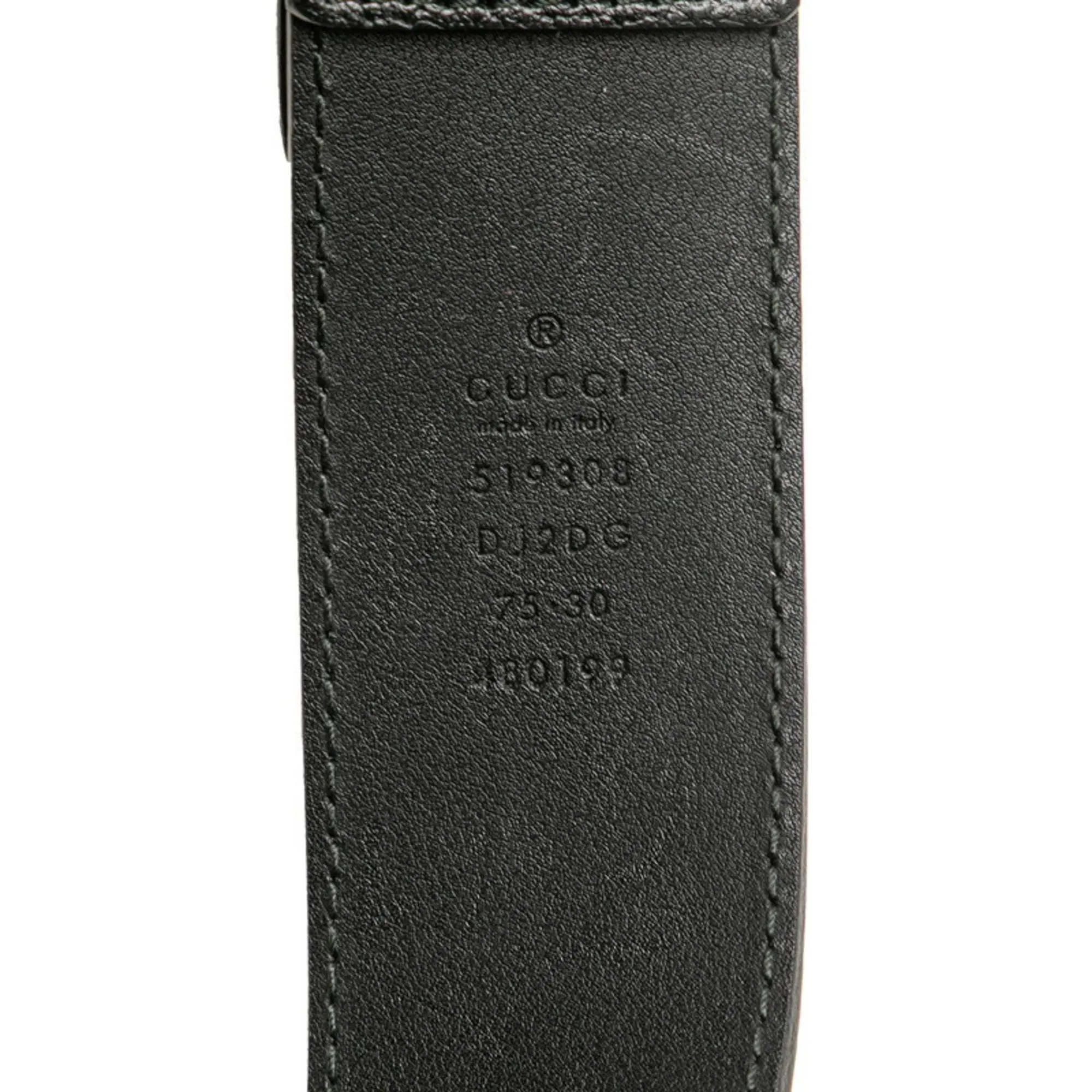 GUCCI Black Leather Fanny Pack