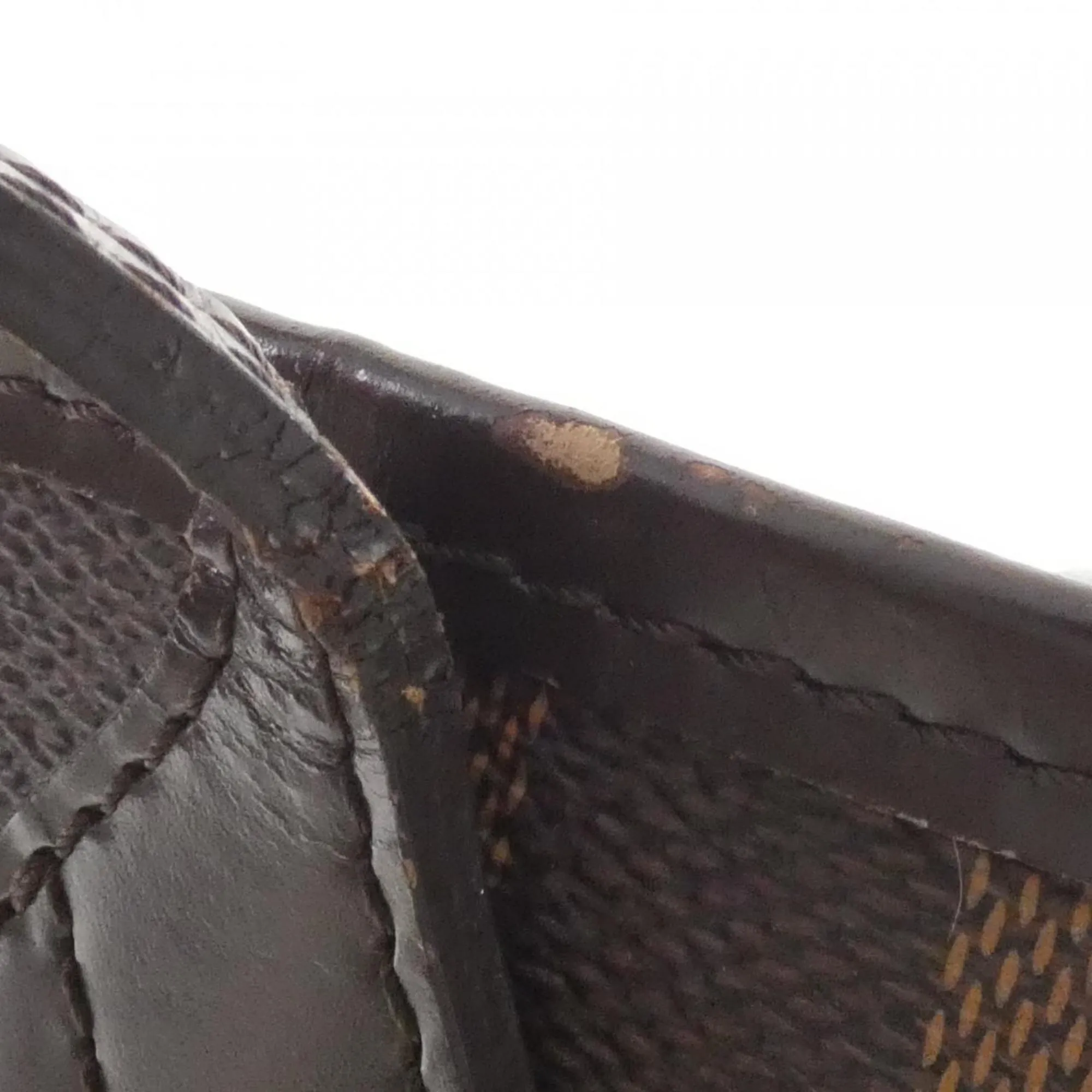 LOUIS VUITTON Brown Damier Neverfull MM Bag