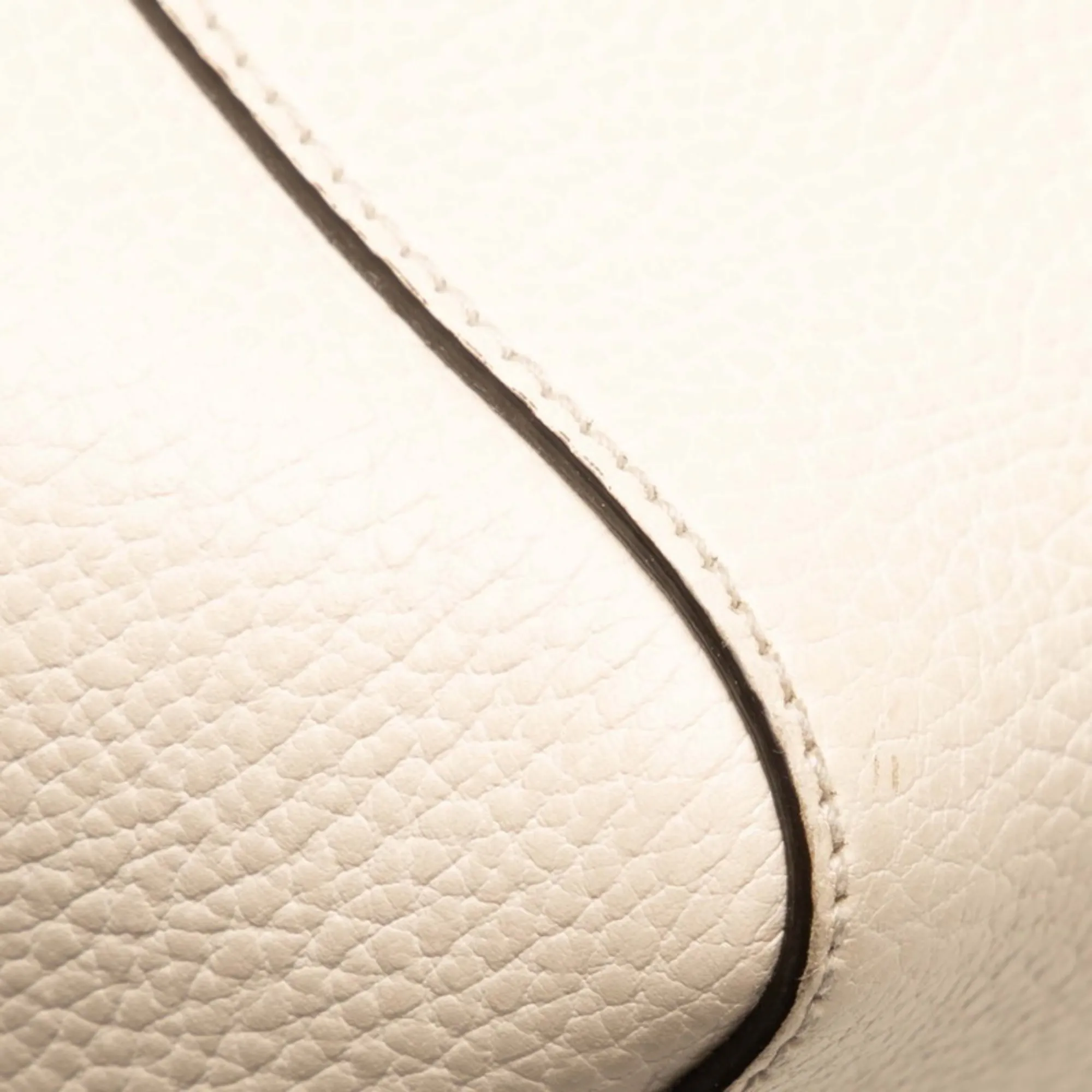 GUCCI White Leather Shoulder Bag