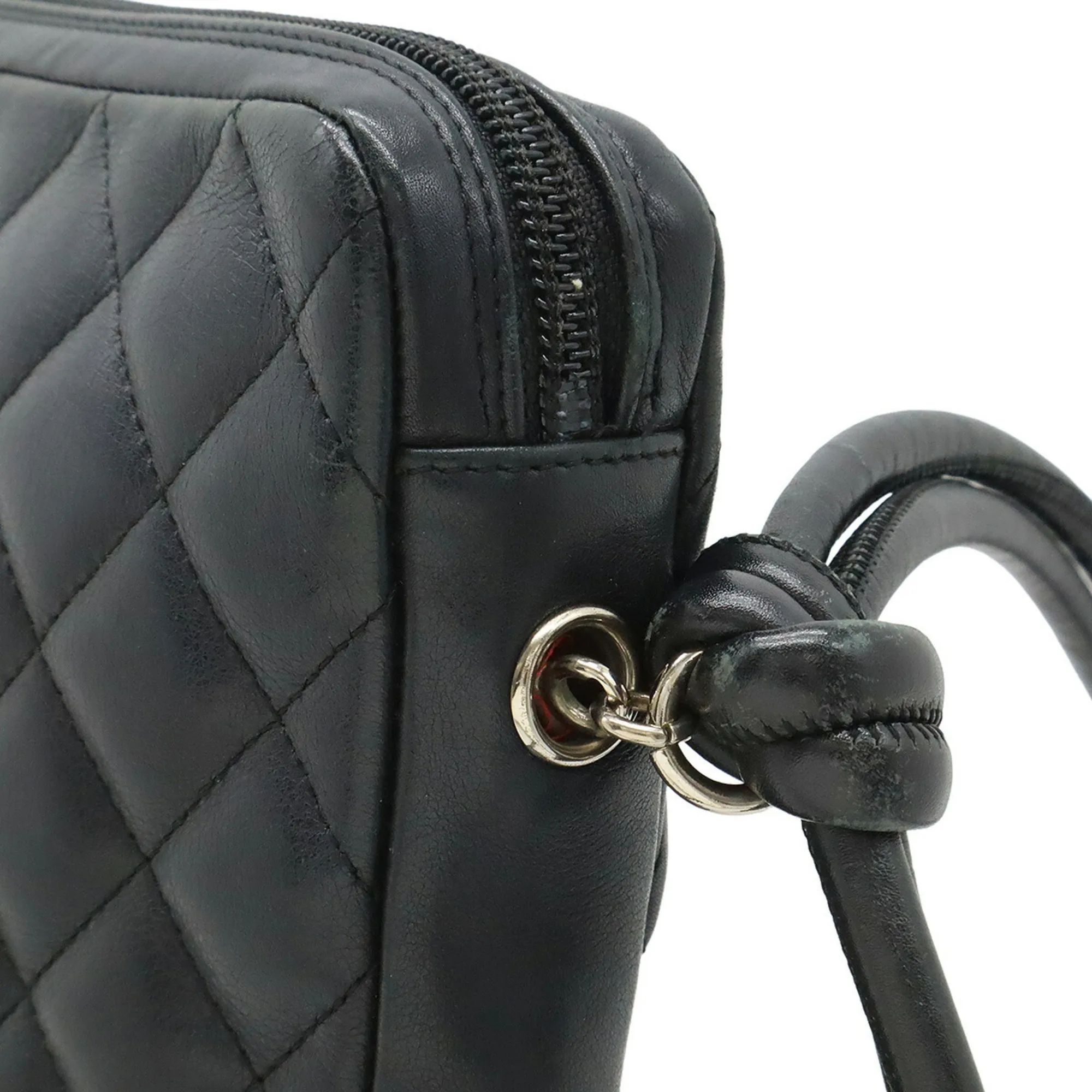 CHANEL Black Logo Shoulder Bag